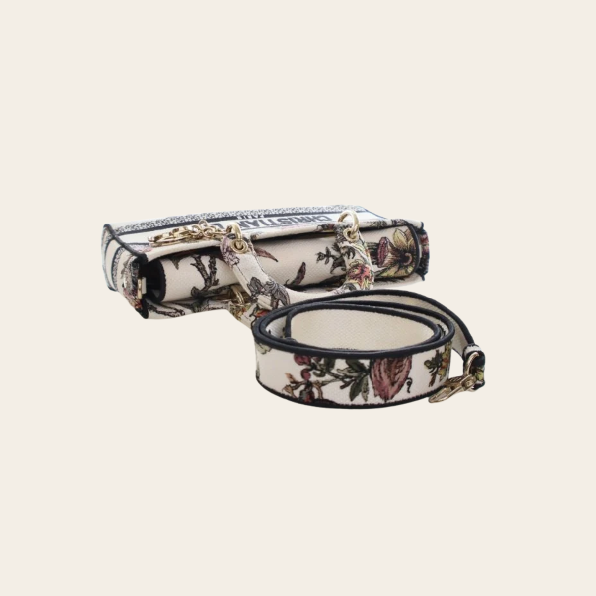 DIOR – Medium Lady D-Joy Rêve d’Infini en Toile Brodée Multicolore