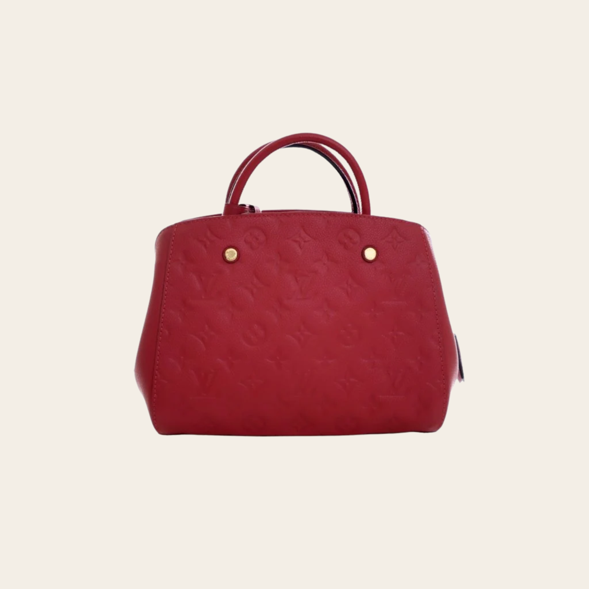 Louis Vuitton Montaigne BB Monogram Empreinte Rouge