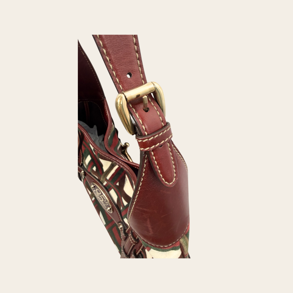 GUCCI — RARE- Sac Hobo Horsebit 85e Anniversaire en velours multicolore