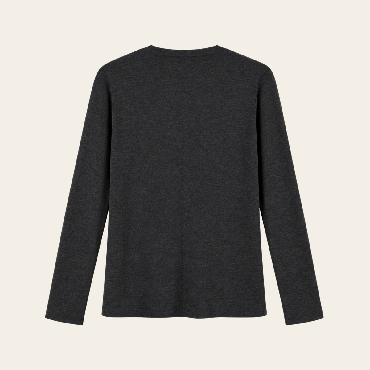 LOUIS VUITTON — Ensemble cardigan et top en cachemire & soie gris anthracite, Tailles L / S Circa années 2000