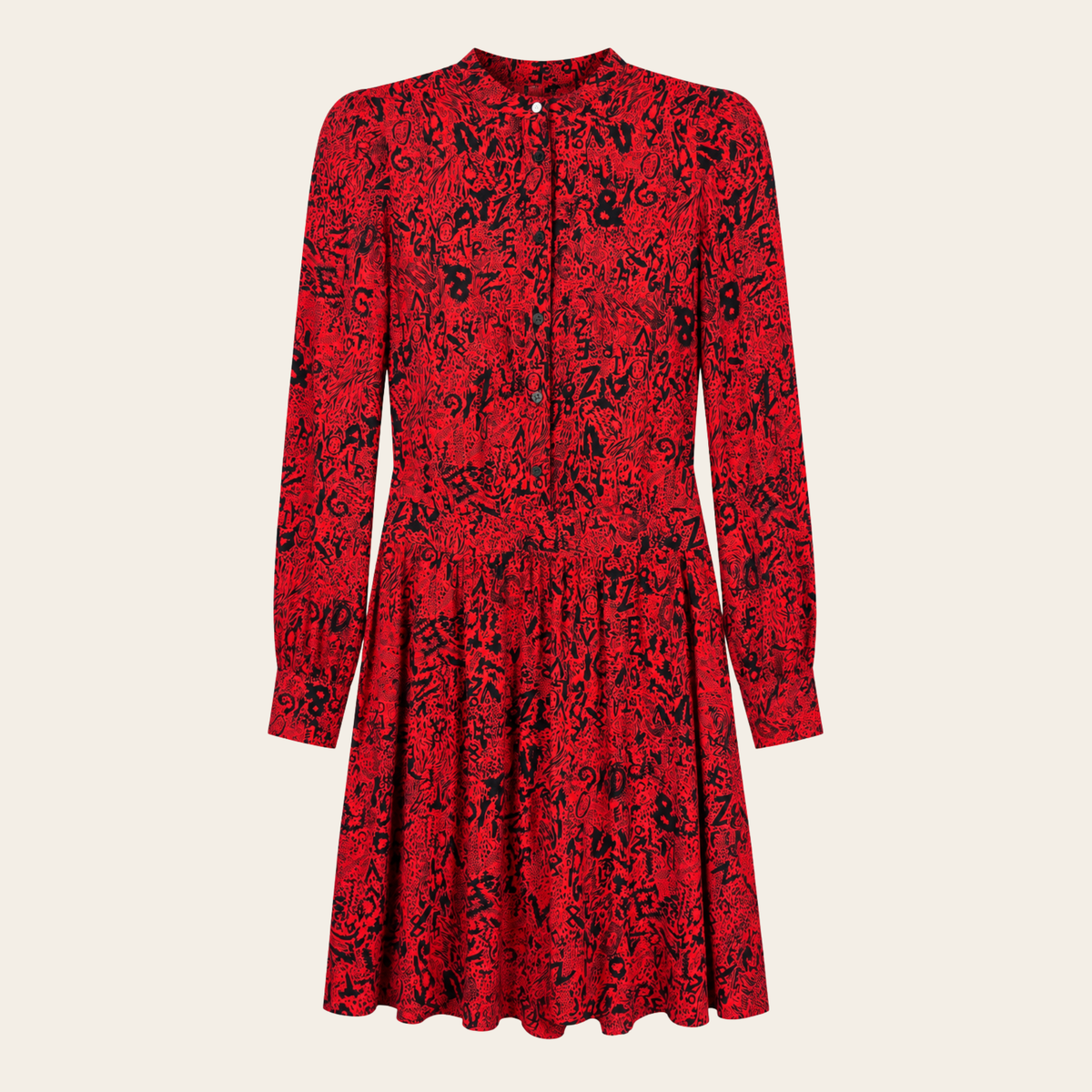 ZADIG & VOLTAIRE – Robe Refla Soft Wild Voltaire rouge Crimson, XS