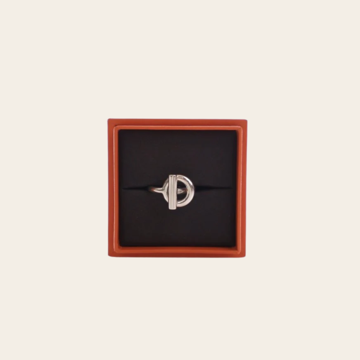 Hermès – Bague Échappée Hermès, Moyen Modèle, Taille 55