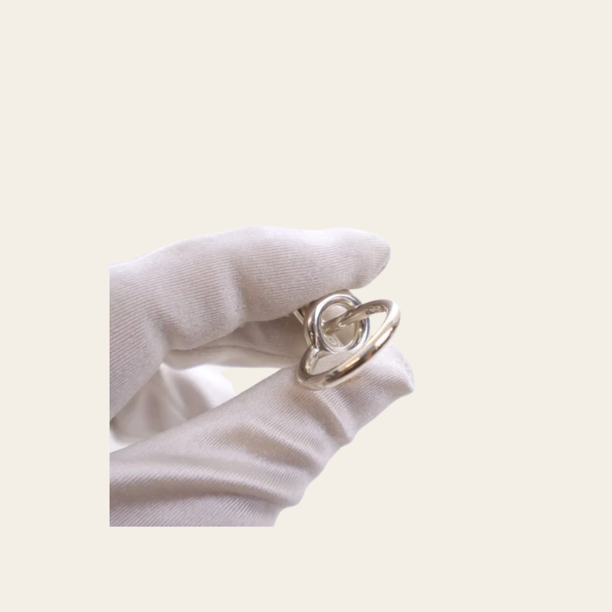 Hermès – Bague Échappée Hermès, Moyen Modèle, Taille 55