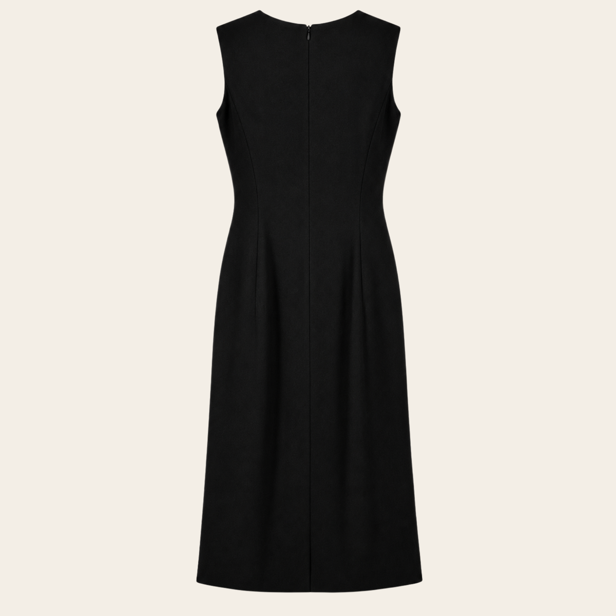 CHRISTIAN DIOR PAR JOHN GALLIANO — Robe de cocktail noire à broderies florales, taille GB 8