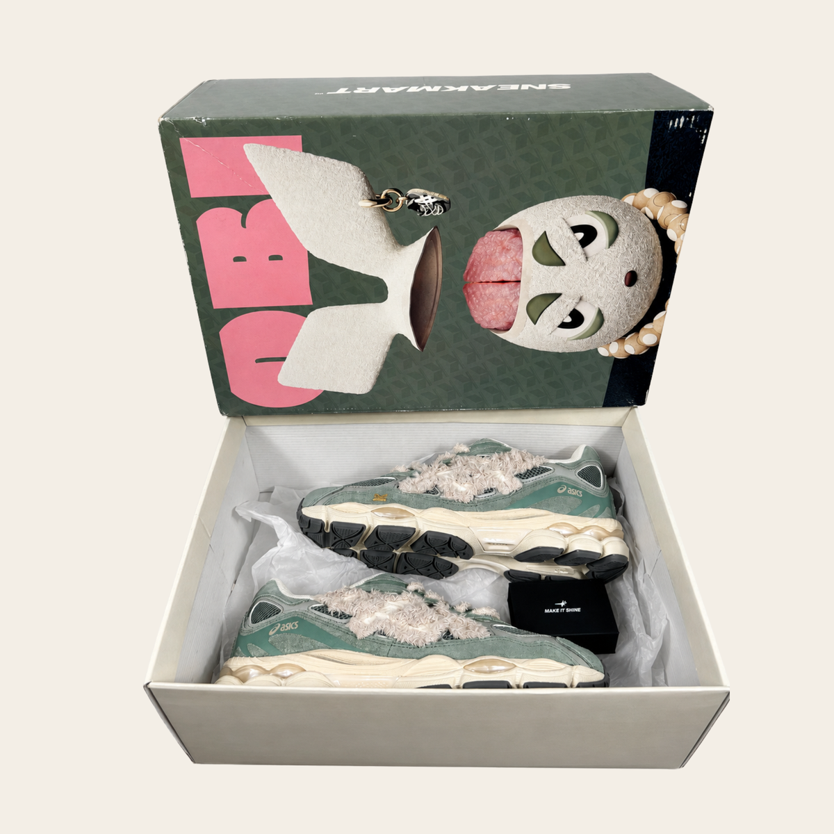 ASICS x Sneakmart x Stan Birch – GEL-NYC « OBI » – Ivy / Smoke Grey – Pointure 39