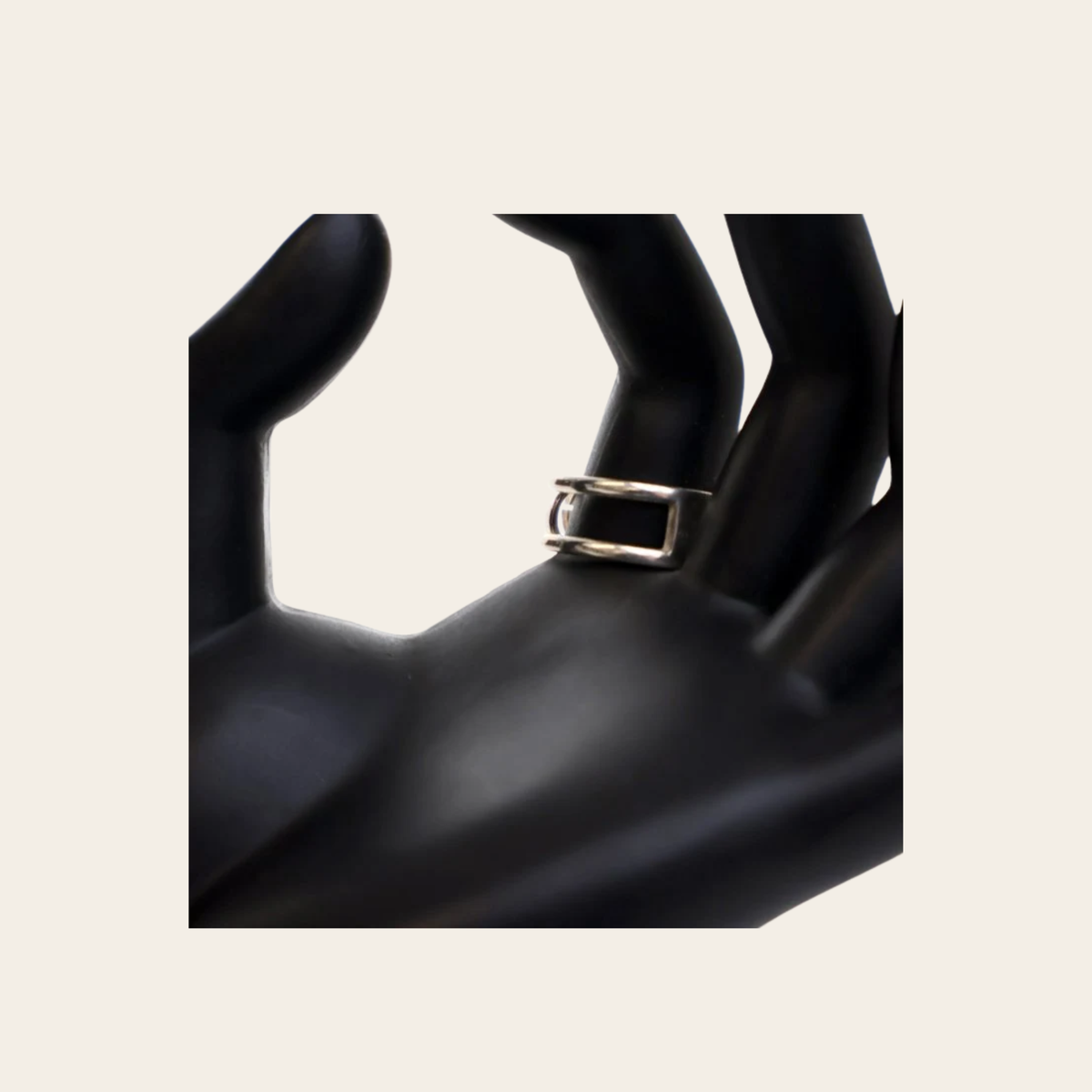 Bague Gucci Interlocking G à double anneau, Taille 24