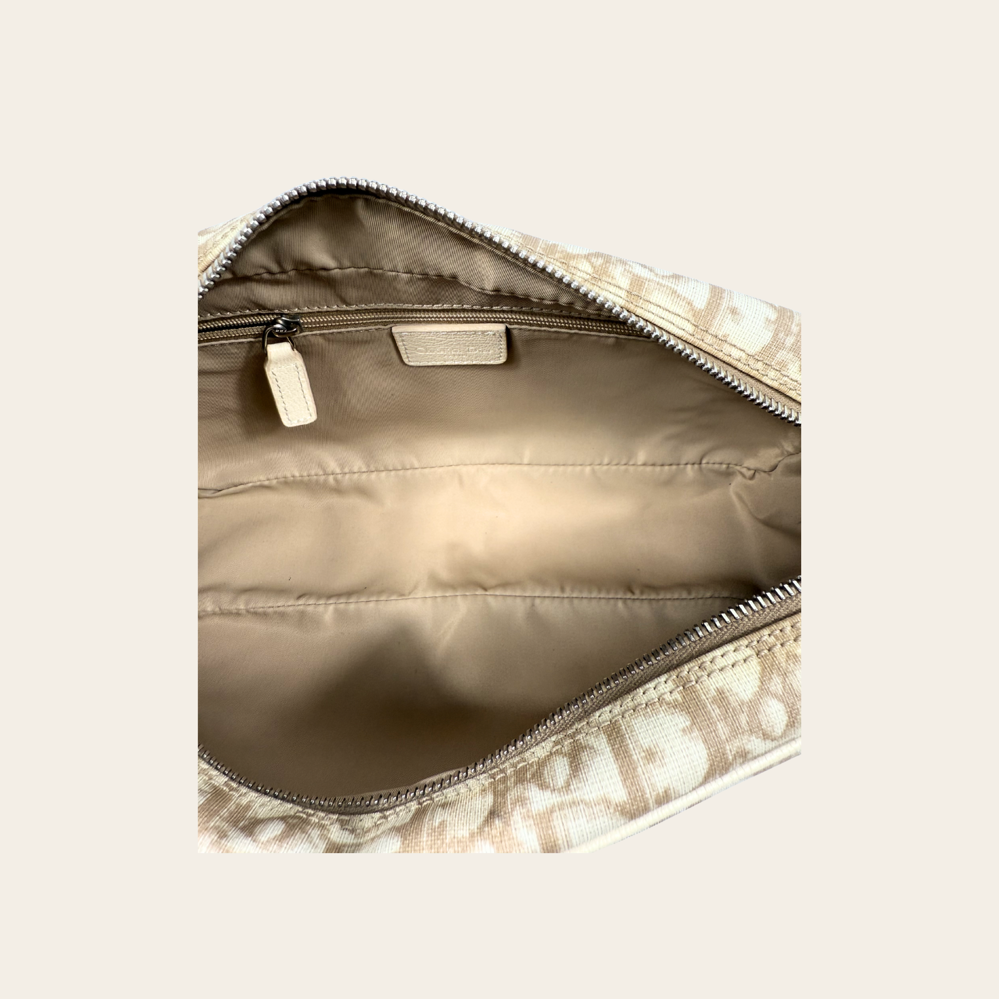 CHRISTIAN DIOR – Diorissimo Floral Oblique Canvas Crossbody Bag