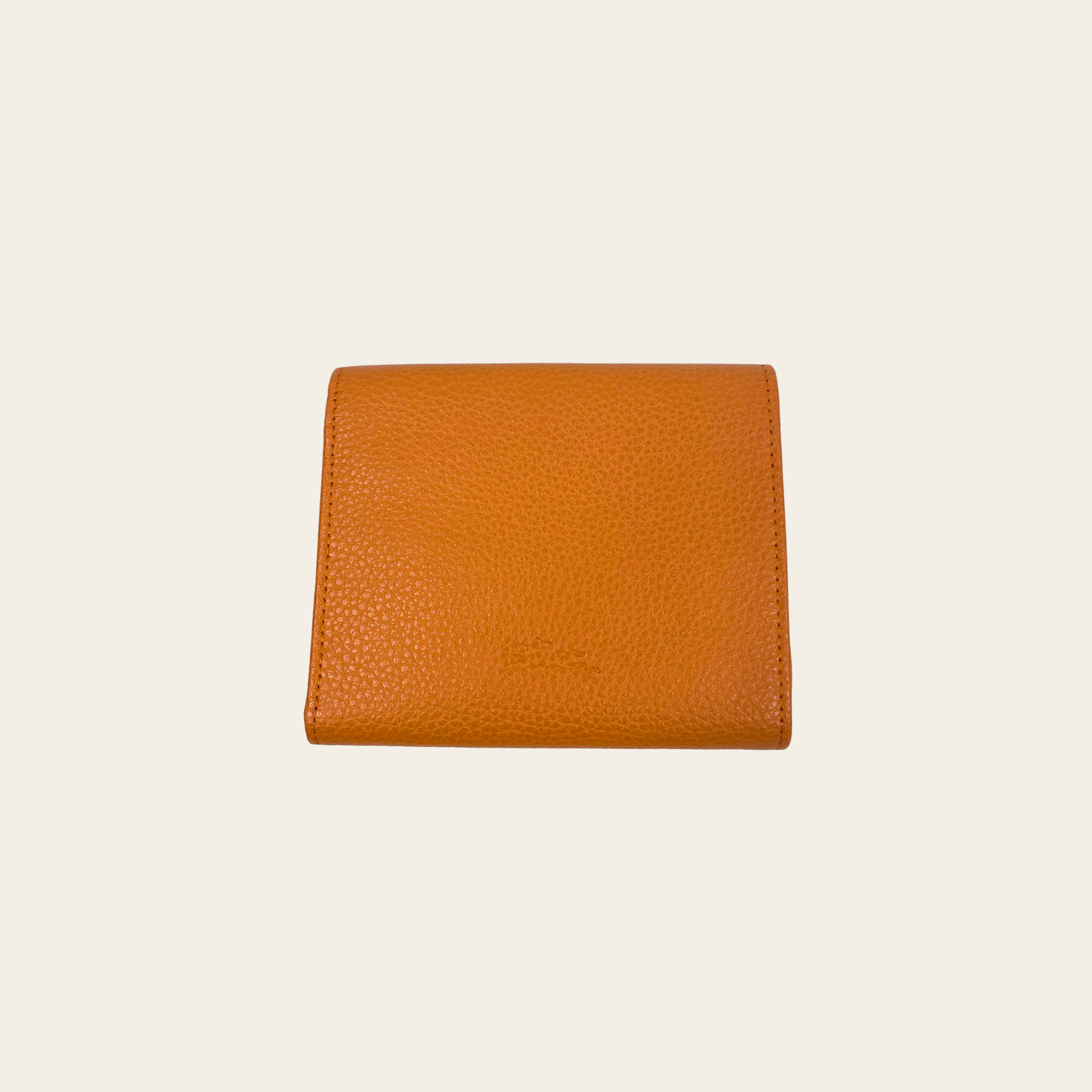 LONGCHAMP – Portefeuille Compact en Cuir Grainé