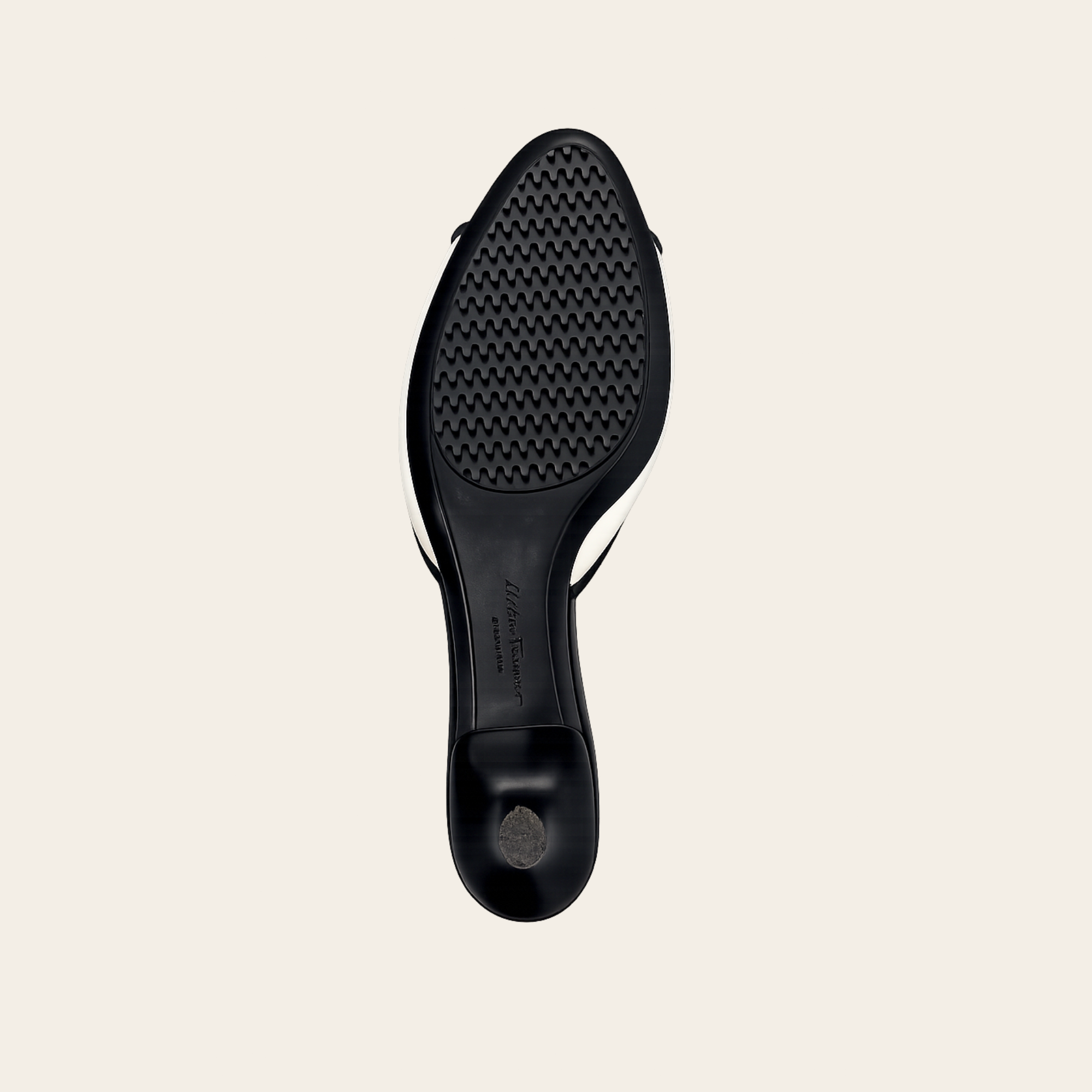 Salvatore Ferragamo Mules Vara Bow Bicolores en Cuir, 37