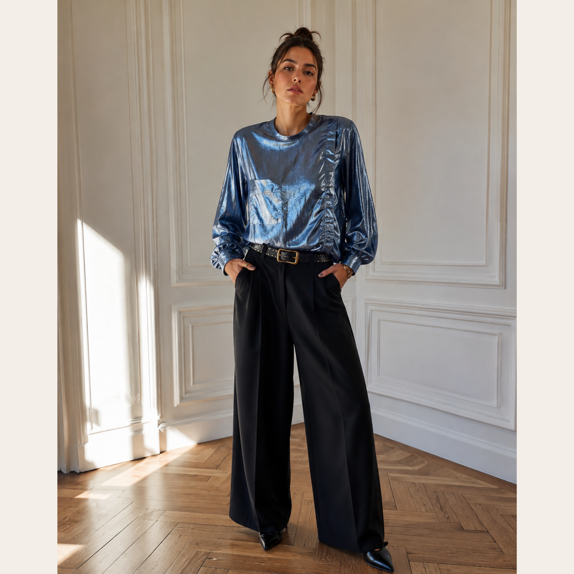 Étoile Isabel Marant - Metallic Lamé Blouse, S