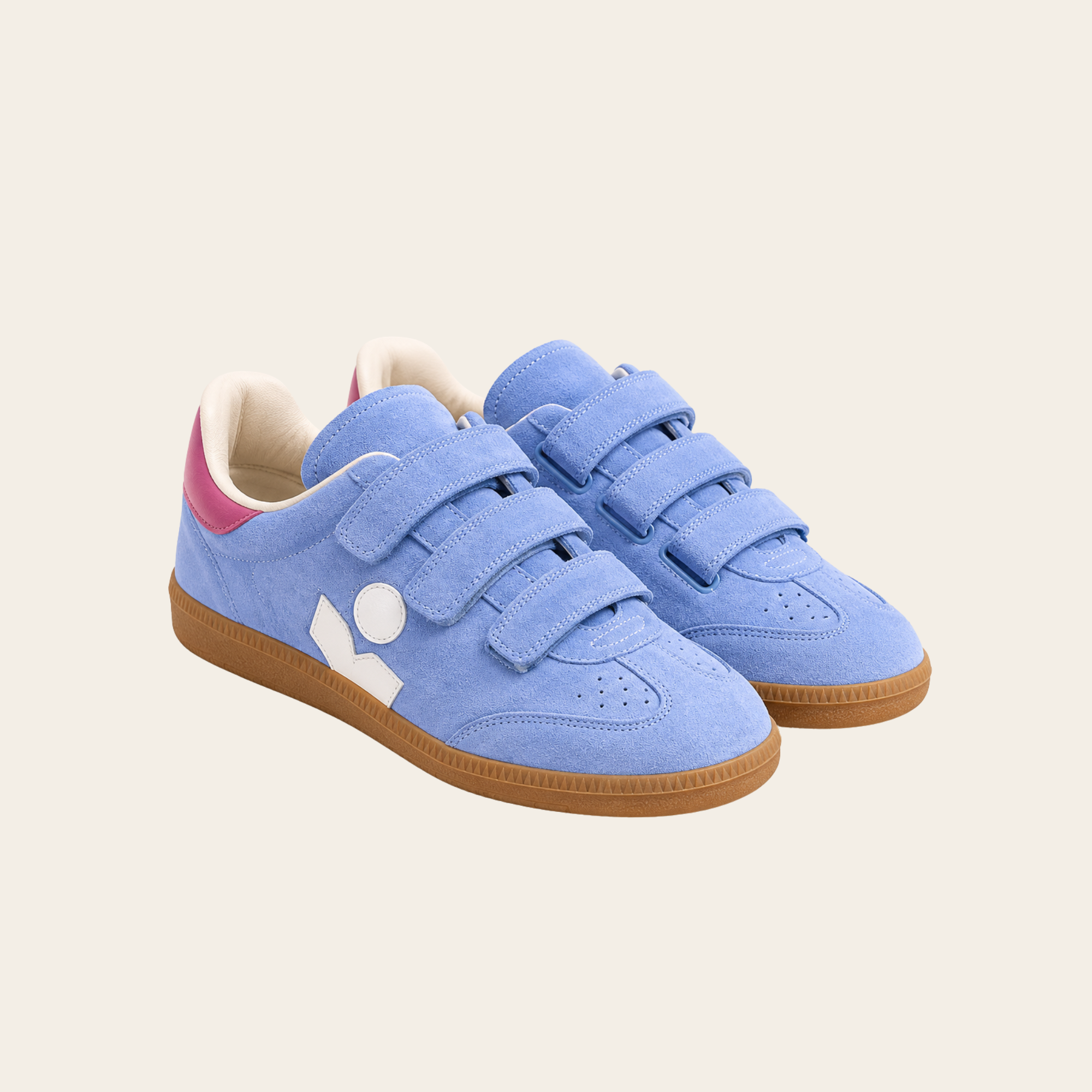 ISABEL MARANT - Beth Velcro Sneakers en suède, 39