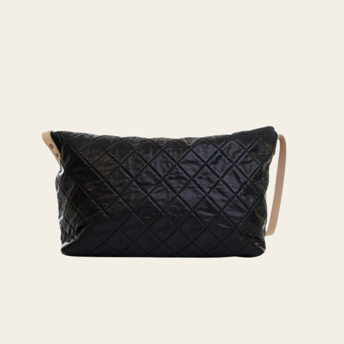 CHANEL – Sac Messenger Reissue en Cuir Caviar Noir, Grand Modèle