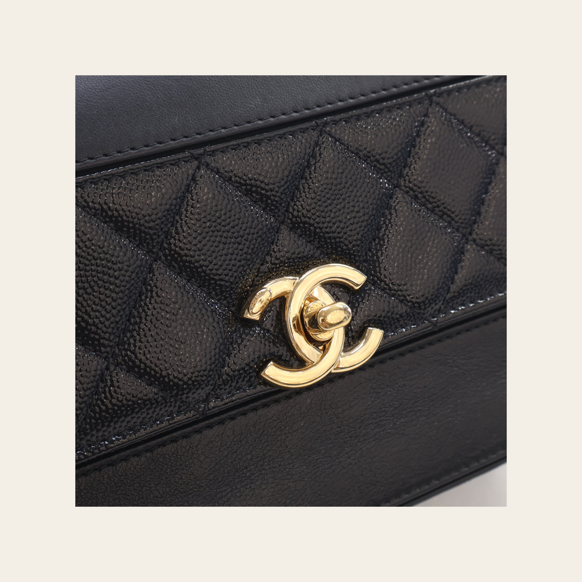 CHANEL – Mini Caviar Single Flap Bag