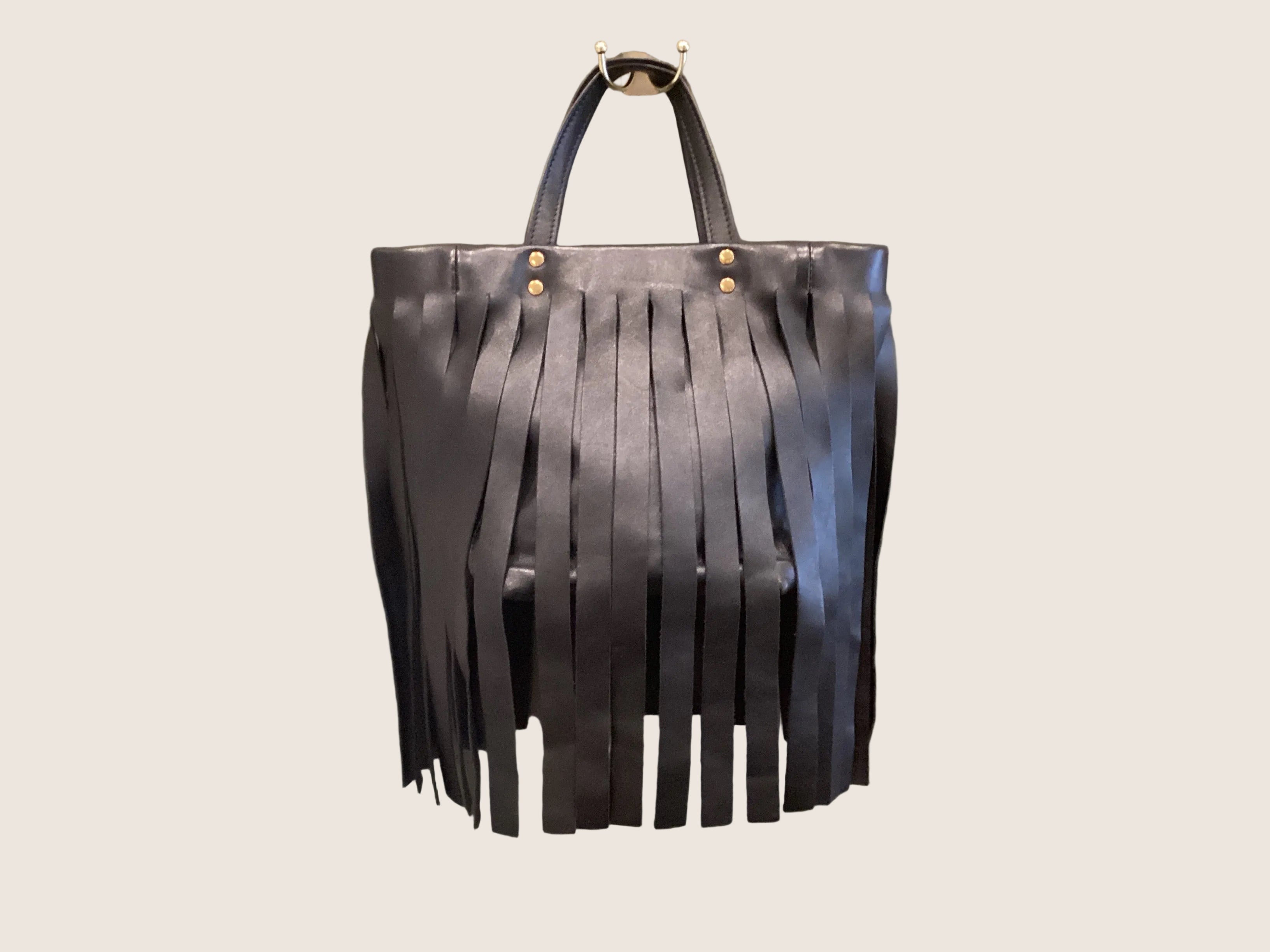 Balenciaga Everyday Tote XS Fringe Logo