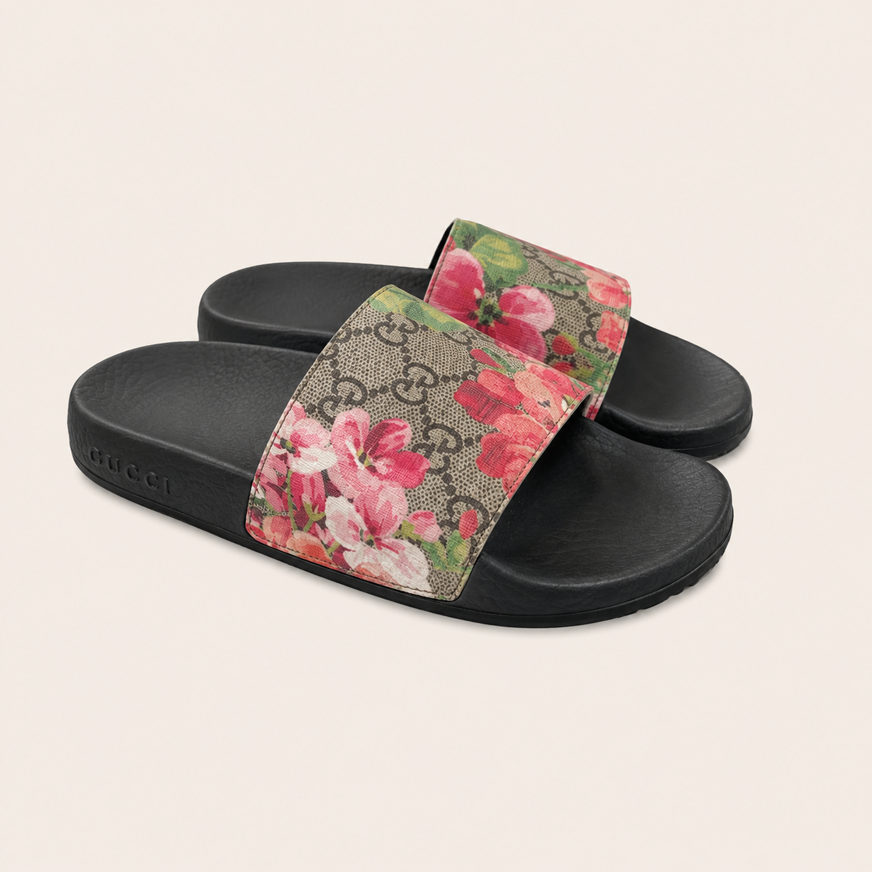 Gucci-GG Blooms Supreme Slides, 36