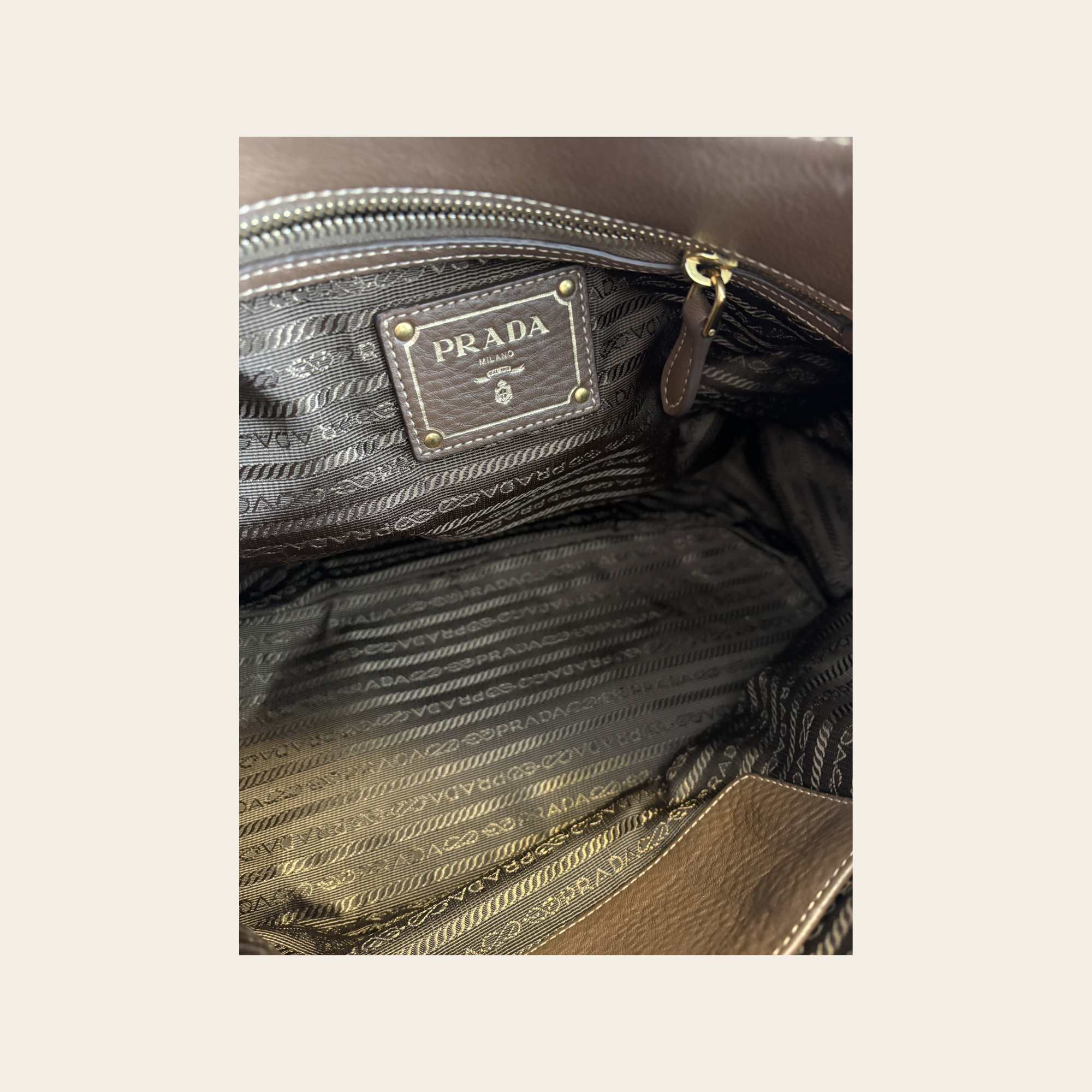 Prada - Vitello Daino Tote