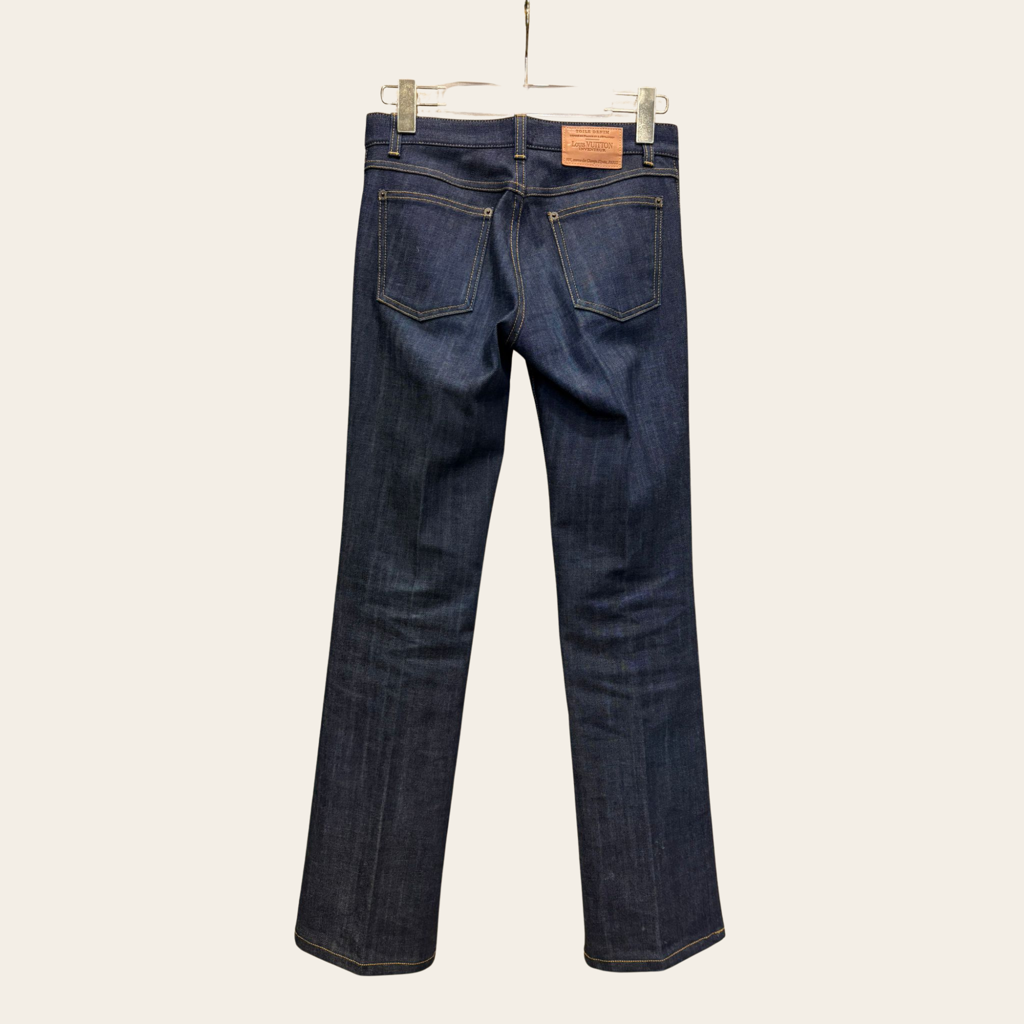 LOUIS VUITTON -Jean “Toile Denim Inventeur Bootcut”