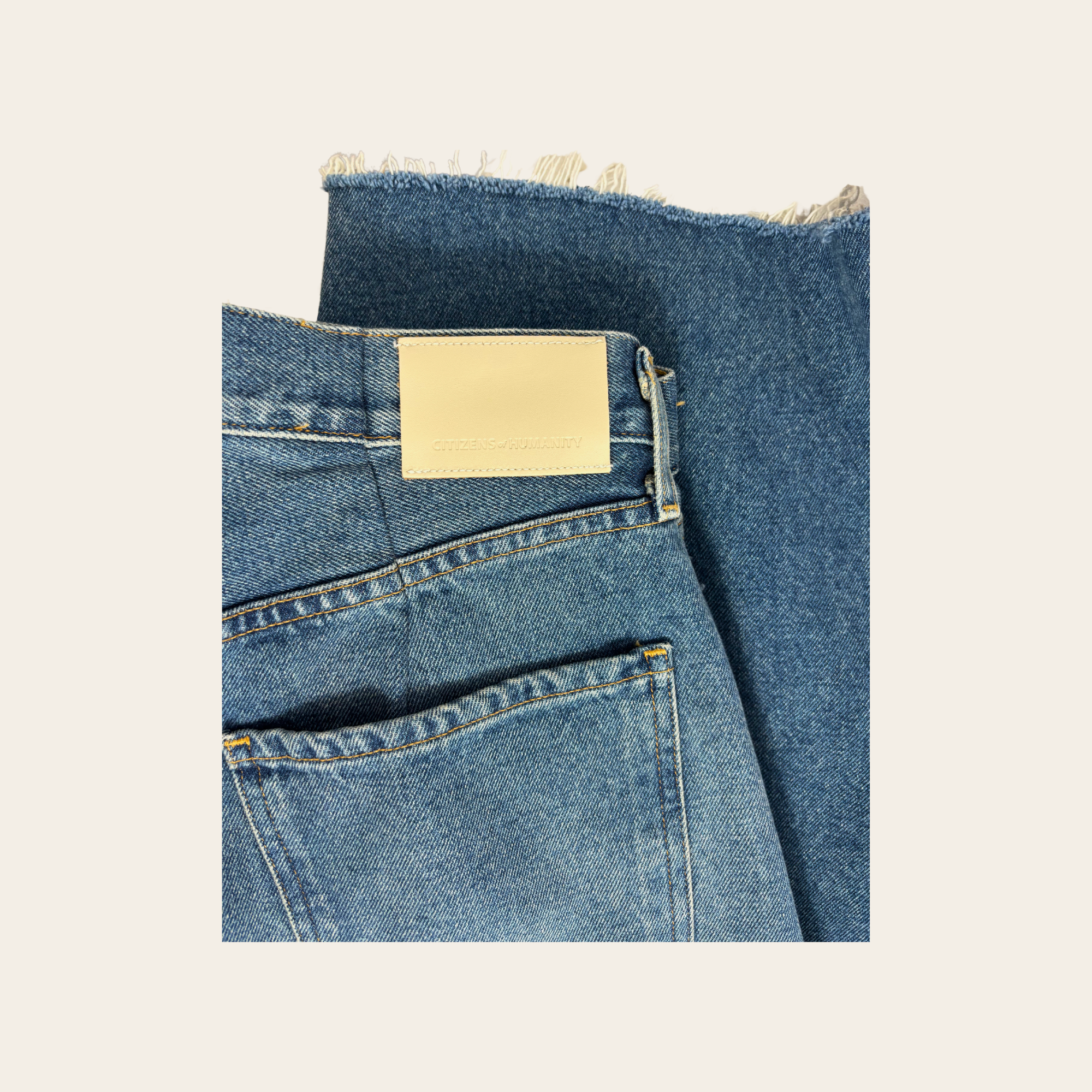 CITIZENS OF HUMANITY – Jean Premium Vintage Wide Leg en Denim, Taille 26