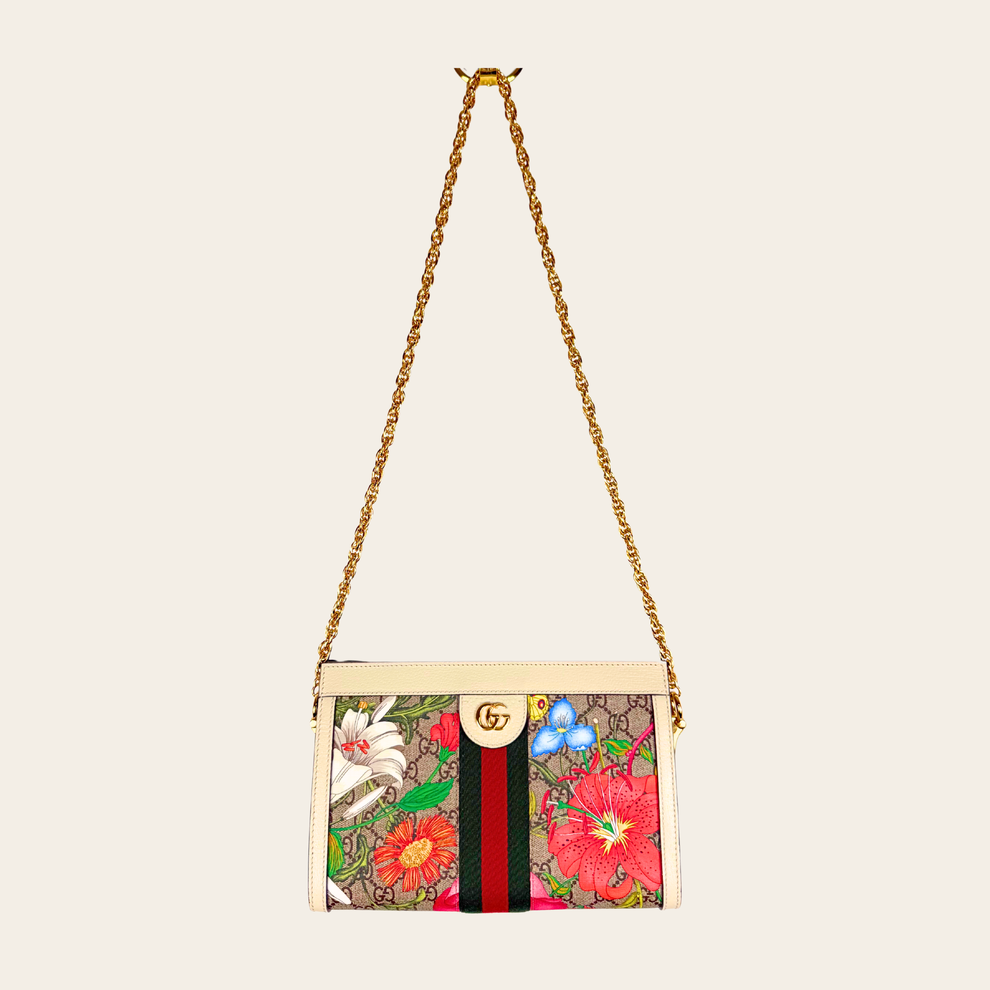 GUCCI – Ophidia GG Flora Small Shoulder Bag