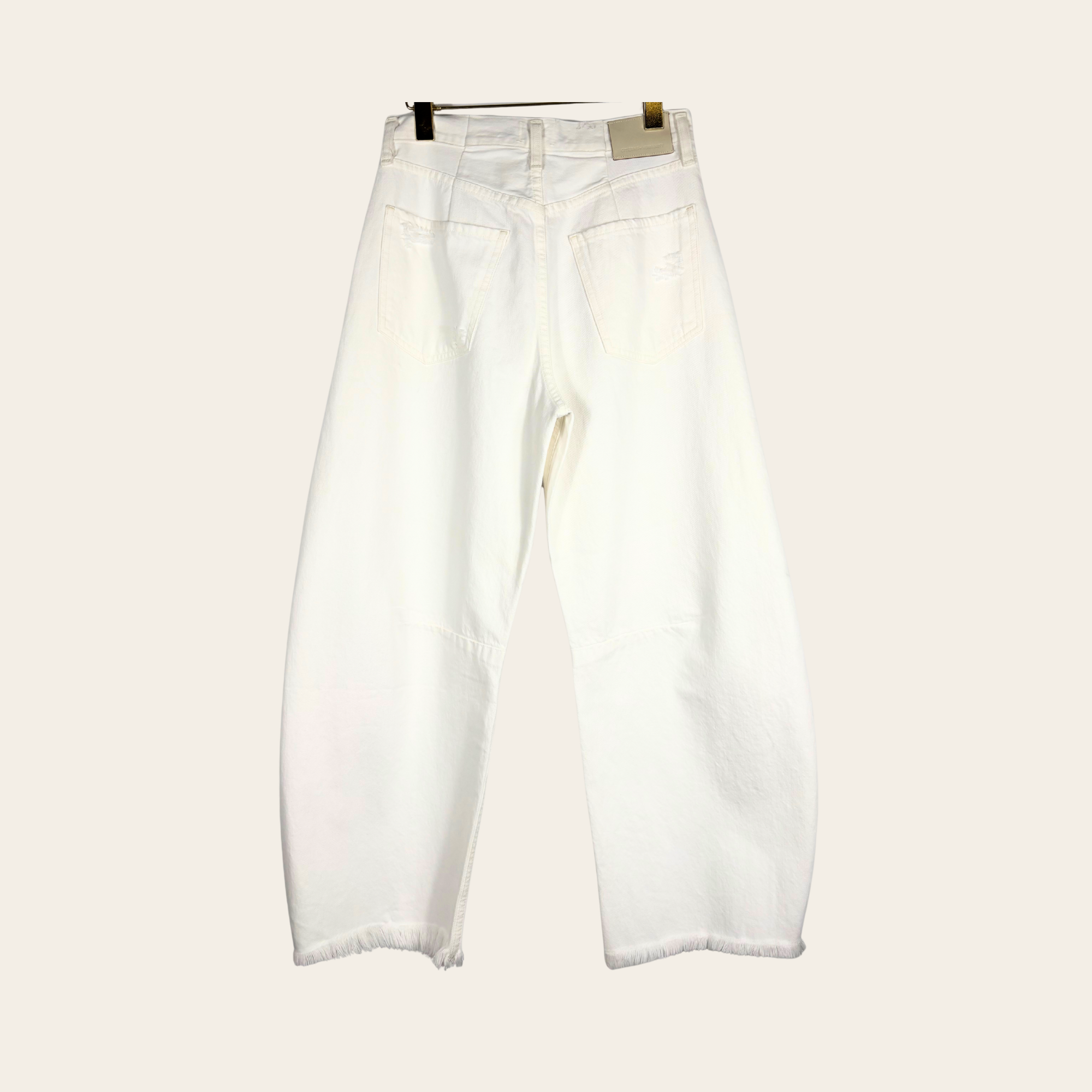 CITIZENS OF HUMANITY – Jean Premium Vintage Wide Leg Blanc Cassé, Taille 26