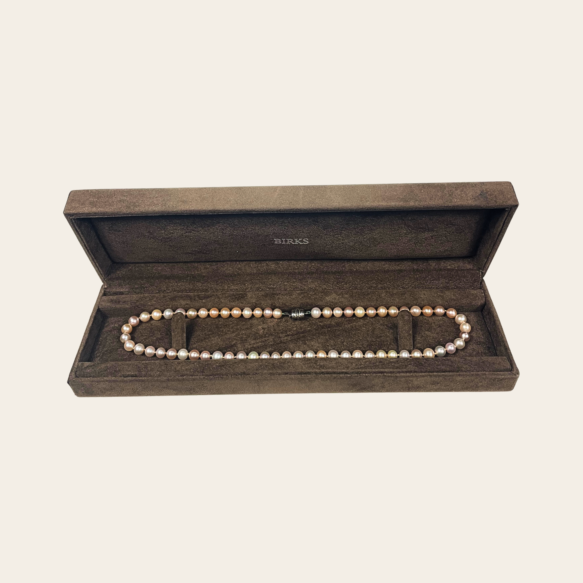 Birks – Collier de perles d'eau douce multicolores