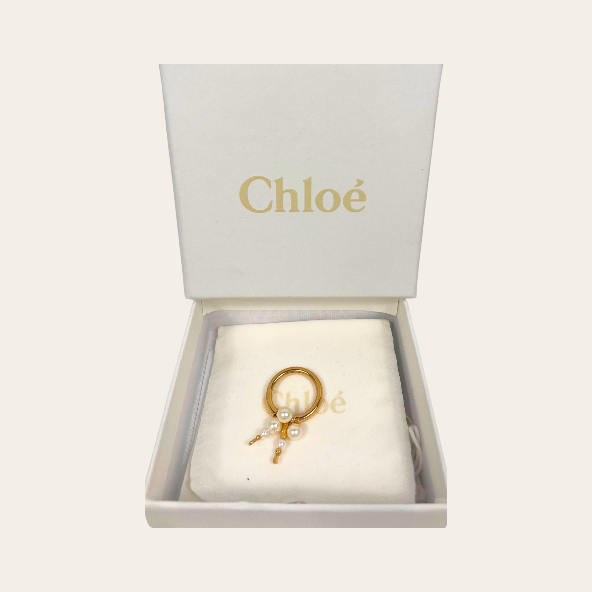 Chloé – Bague Perles, T56
