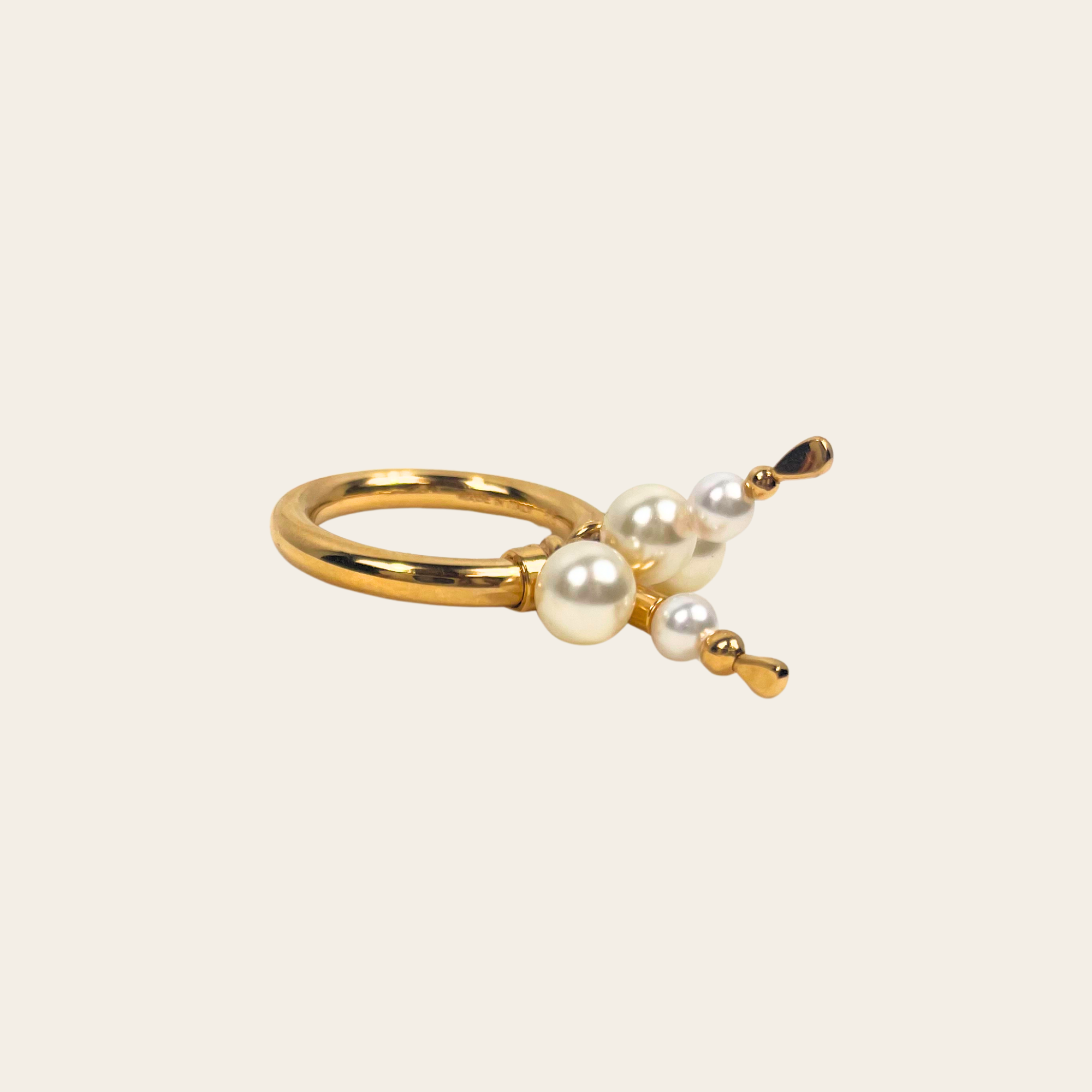 Chloé – Bague Perles, T56