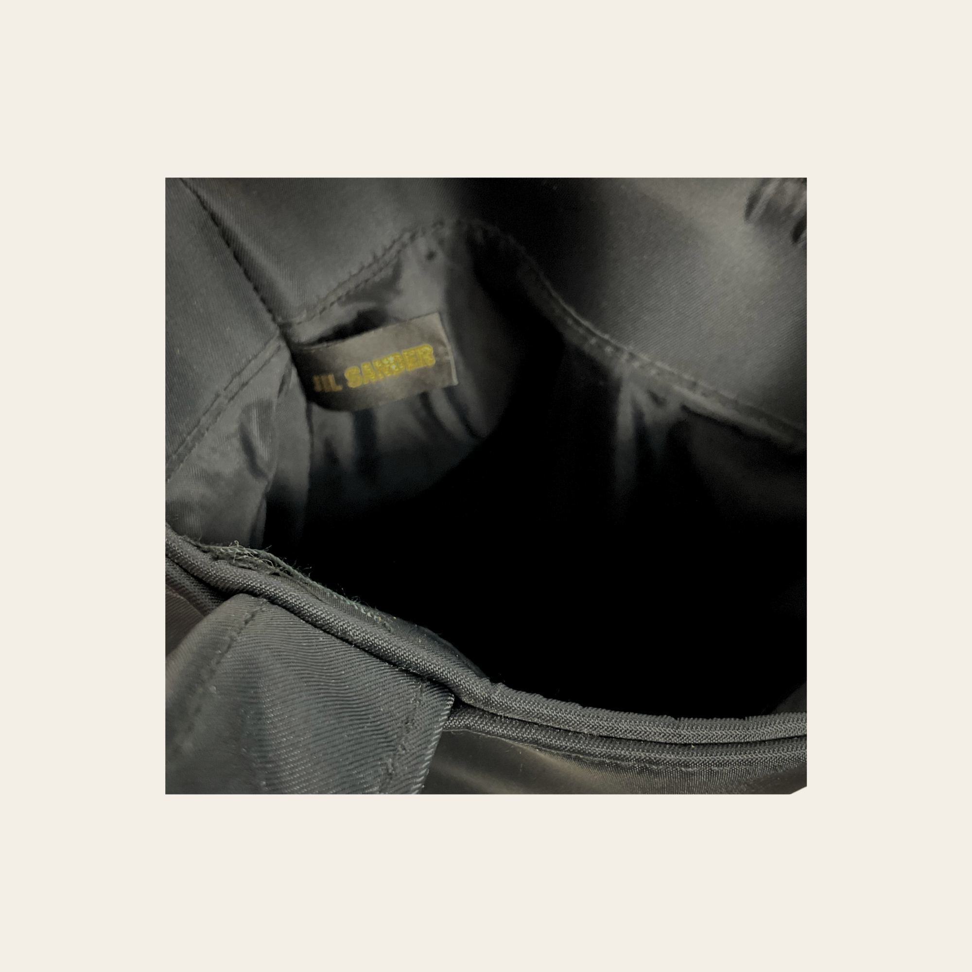 JIL SANDER – Sac porté épaule Re-Nylon Noir