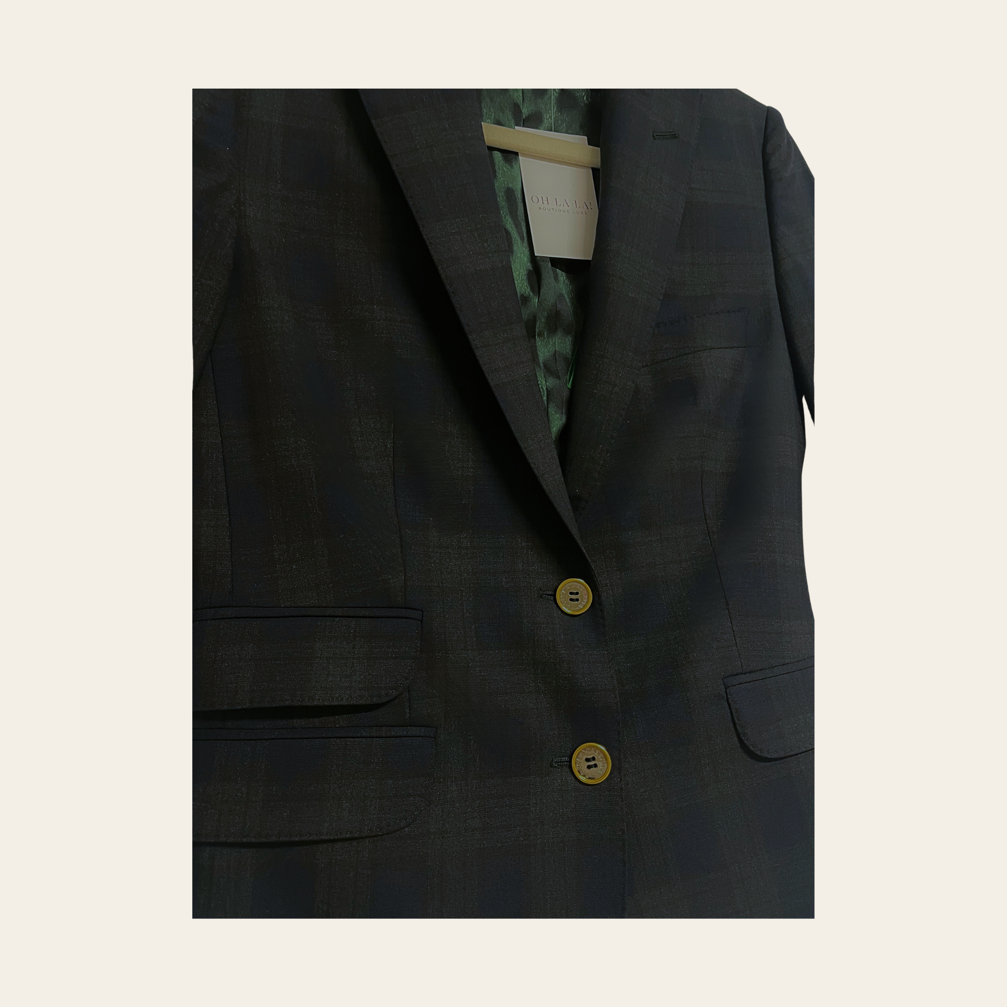 DOLCE & GABBANA - Blazer Tailleur Prince-de-Galles XS