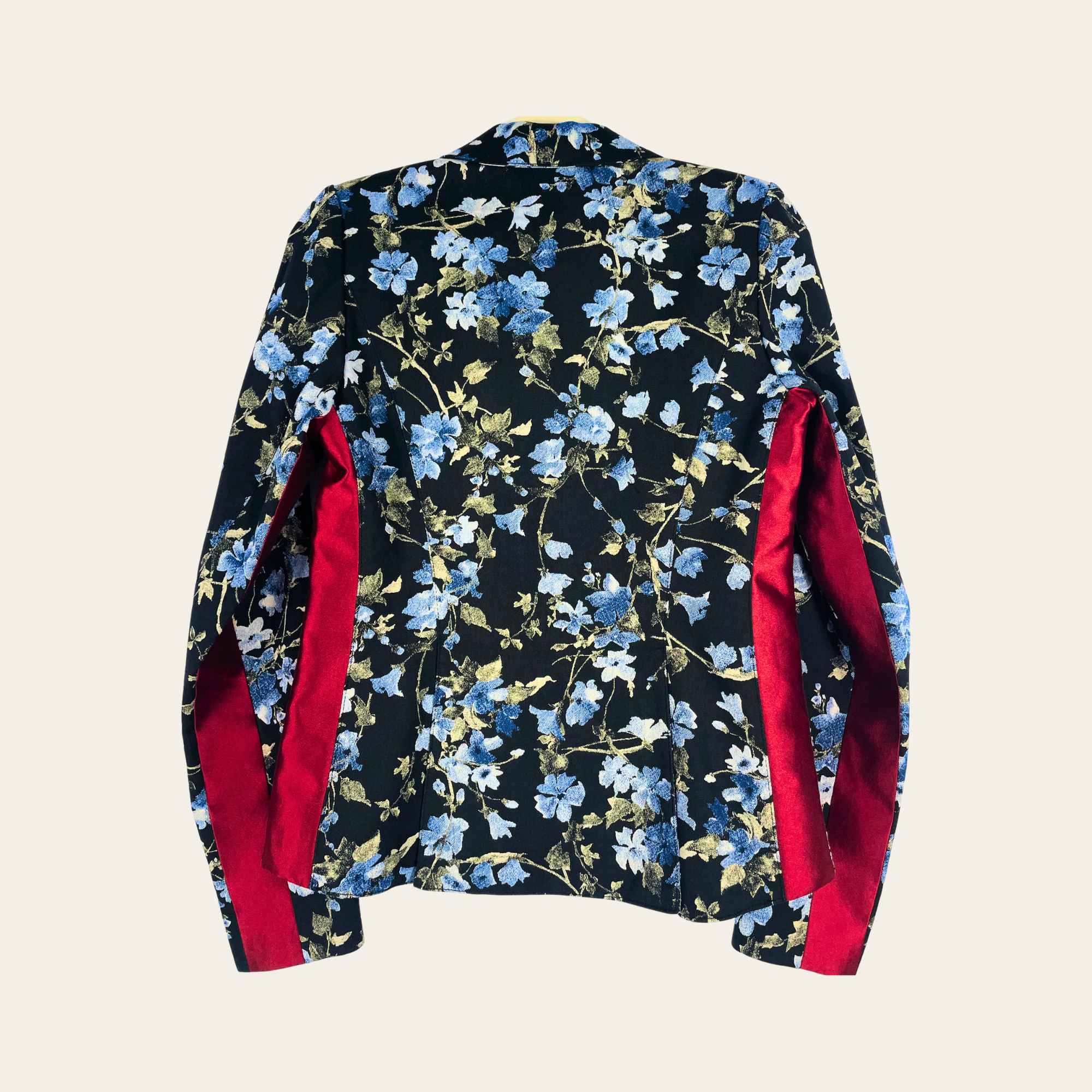 SMYTHE - Duchess Floral Velvet-Panel Blazer, S&nbsp;