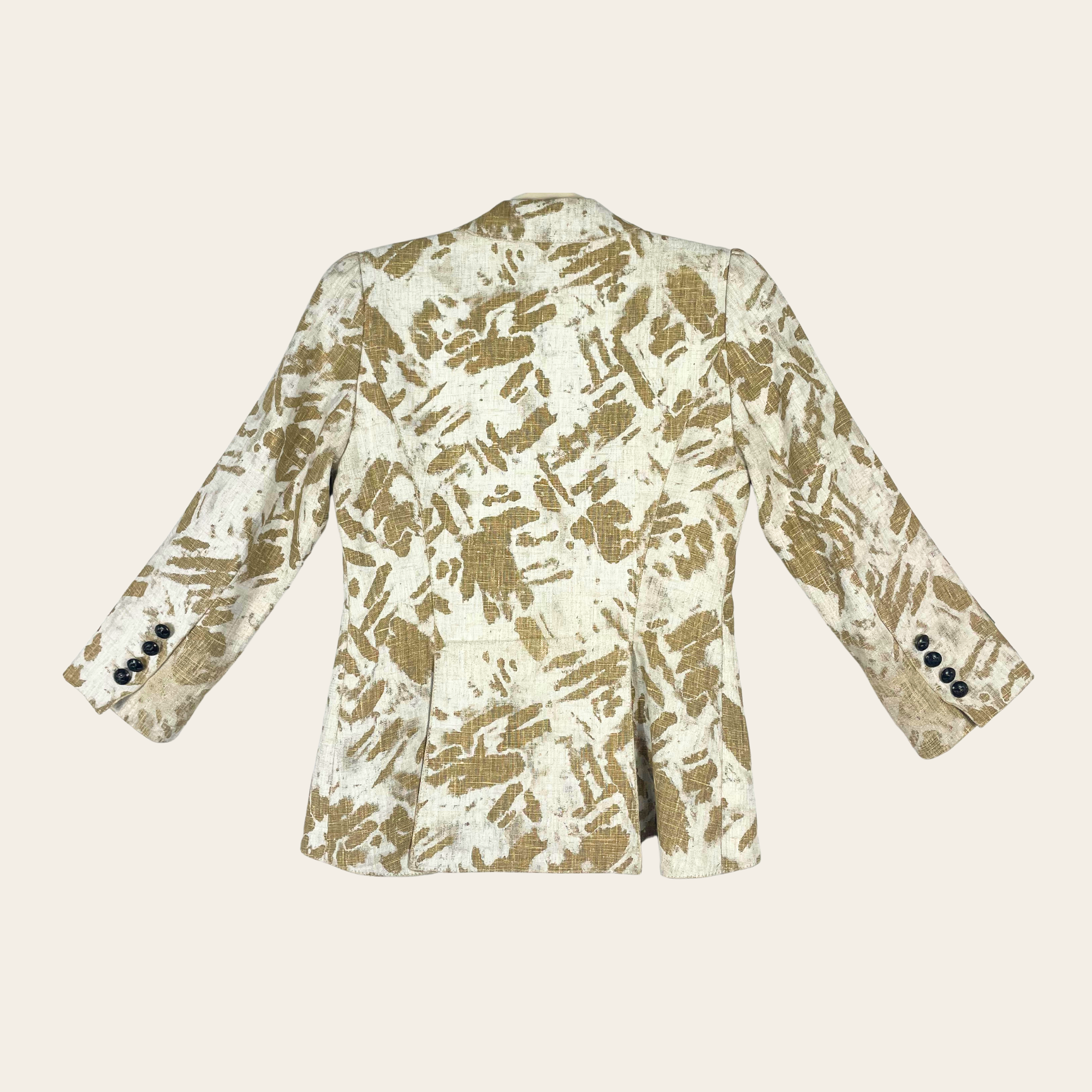 SMYTHE - Duchess Palm Linen Blazer, S