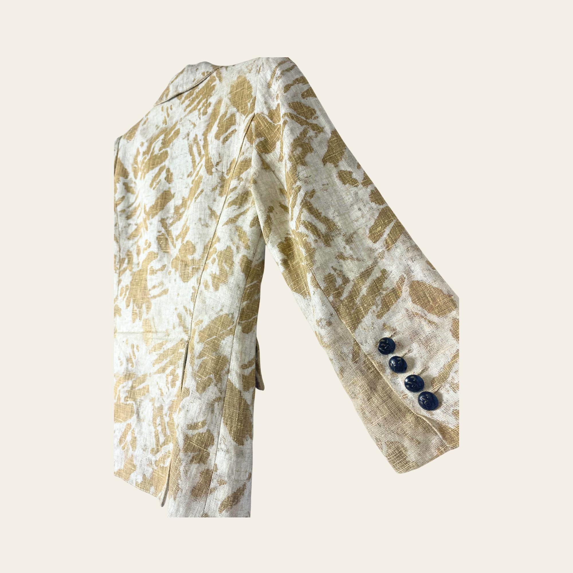 SMYTHE - Duchess Palm Linen Blazer, S