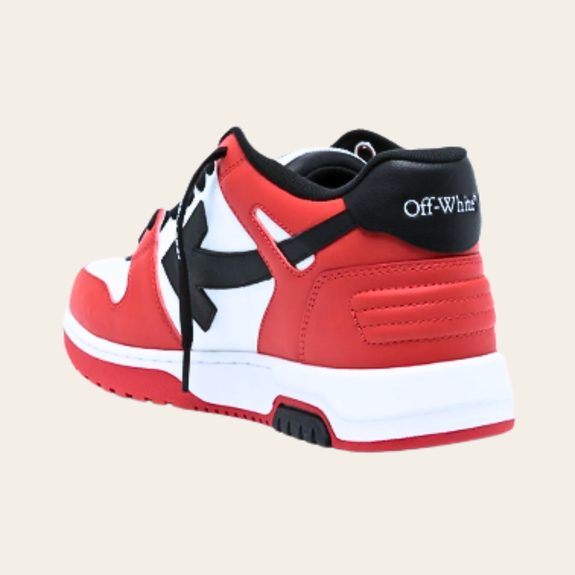 OFF-WHITE - Out Of Office Calf Leather Sneakers, 38 NEUF