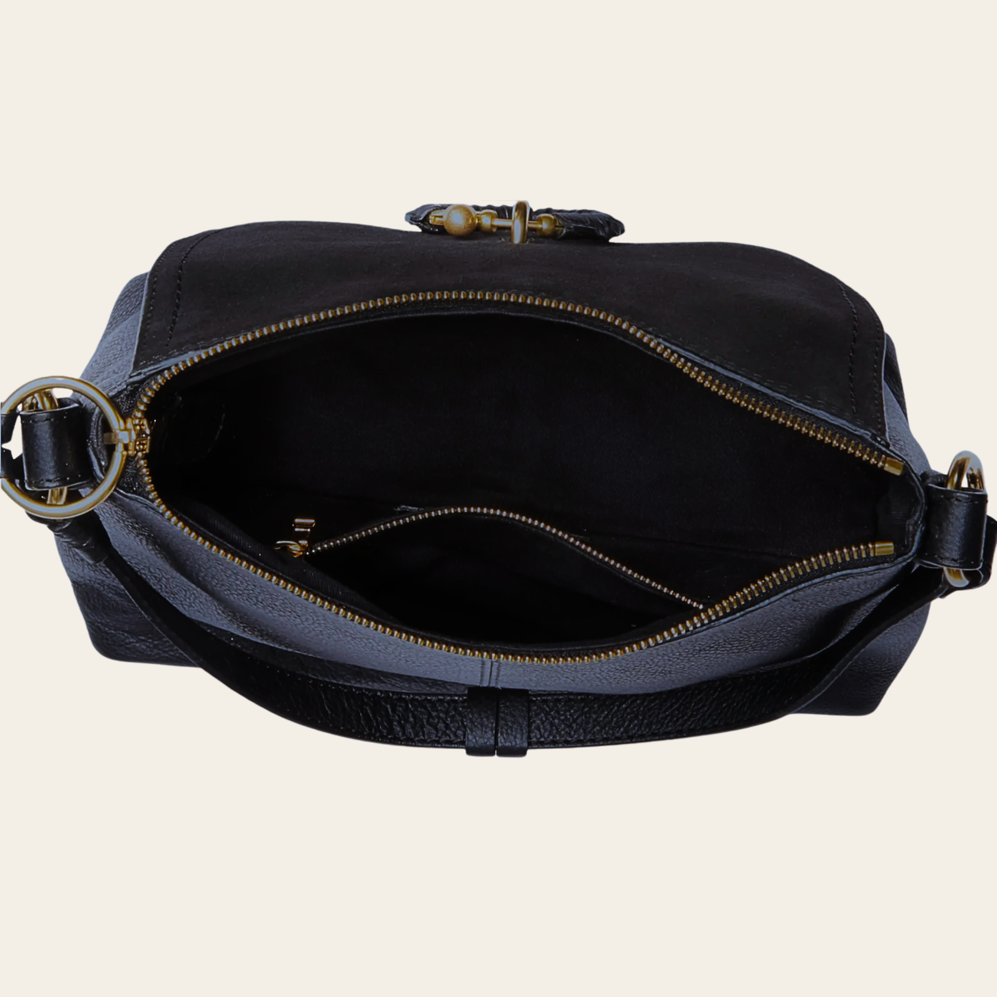 SEE BY CHLOÉ - Sac Joan Small Crossbody en Cuir Grainé Noir