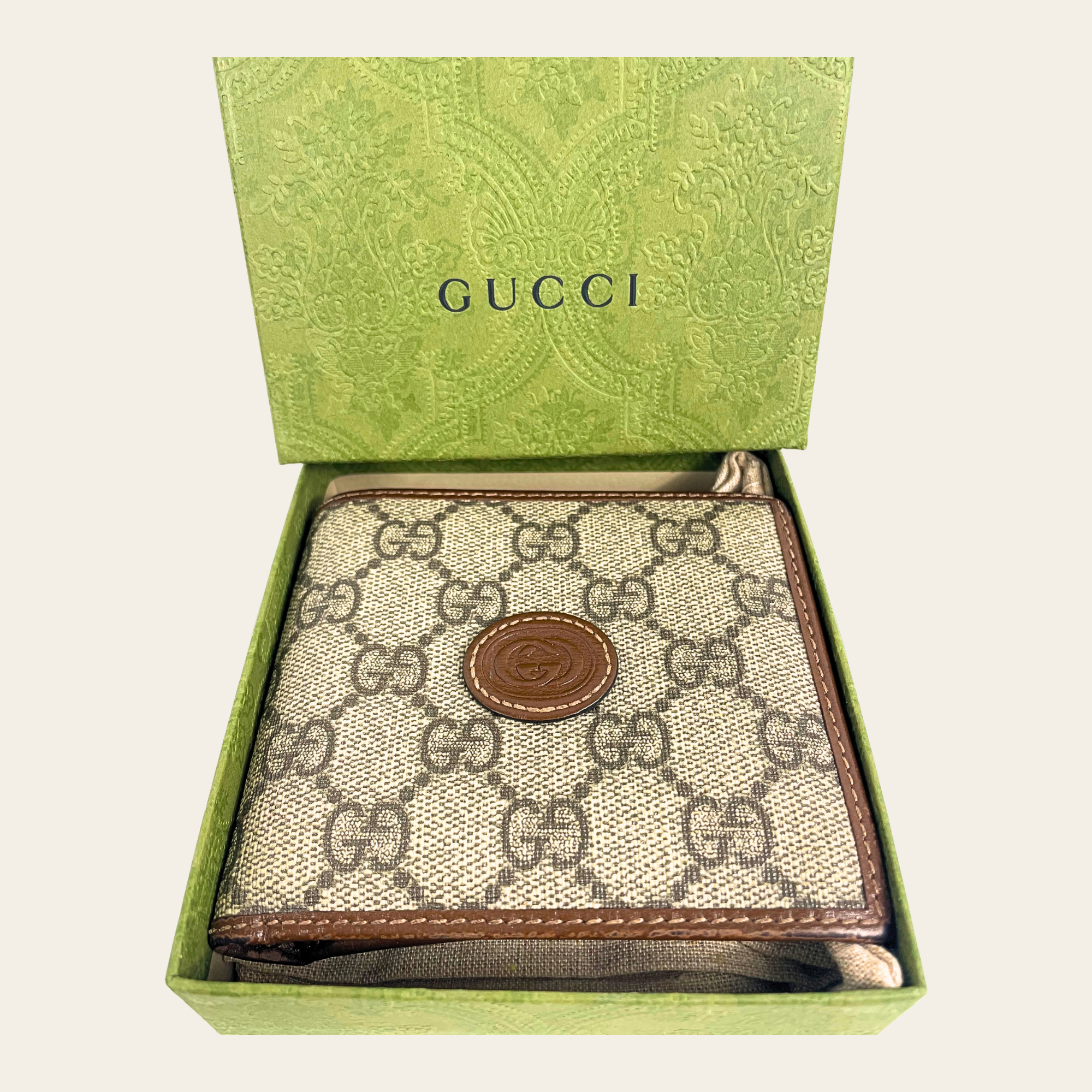 GUCCI - Supreme Interlocking G Bifold Wallet