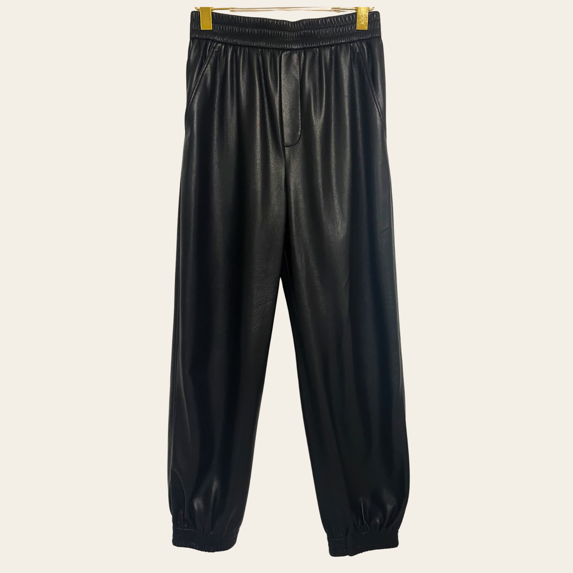 Nanushka - Hide Vegan Leather Sarouel Pants, S