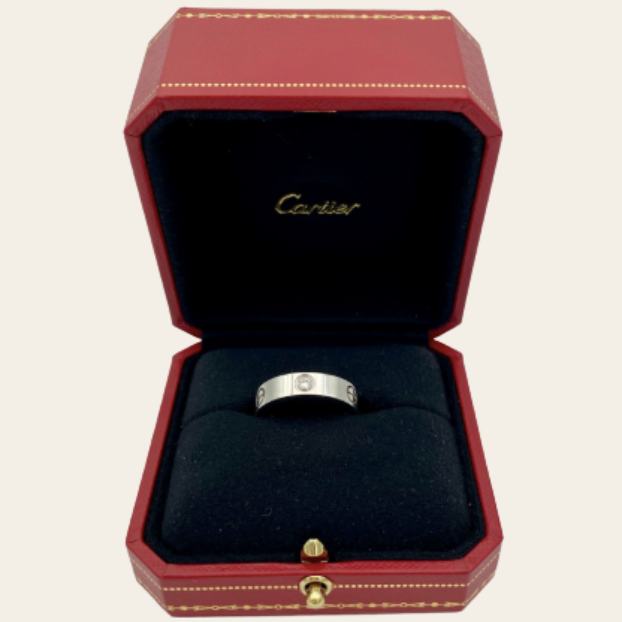 CARTIER - Love Ring en Or Blanc 18K