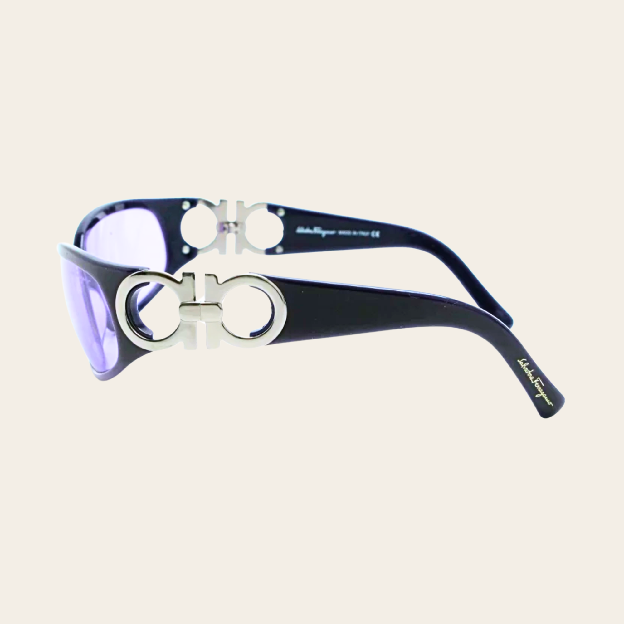 Salvatore Ferragamo - Gancini Shield Sunglasses