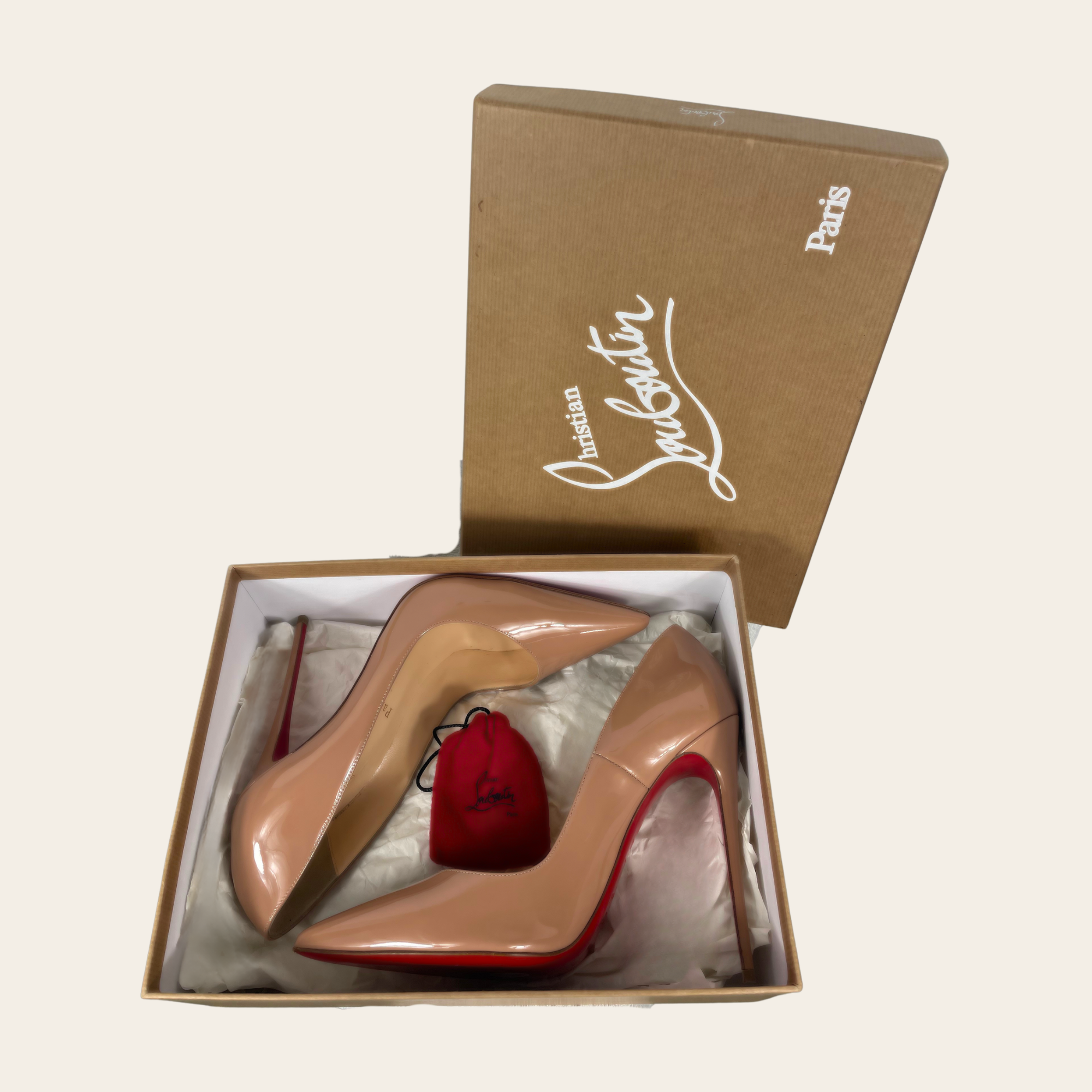 CHRISTIAN LOUBOUTIN - So Kate 120 Patent Pumps, 39.5