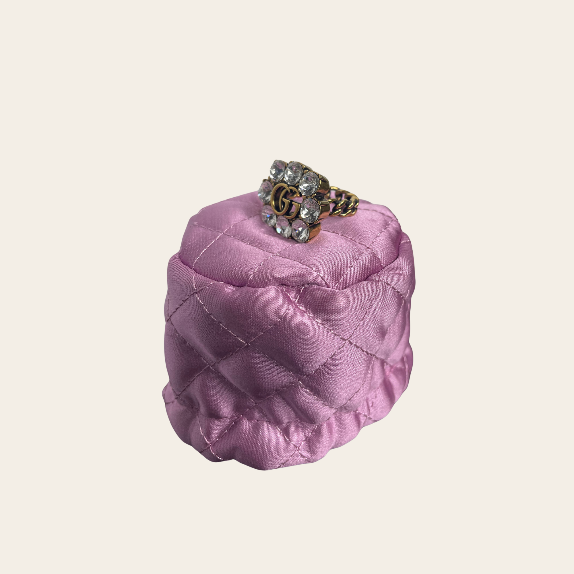 GUCCI - “Double G Crystal Flower Ring"