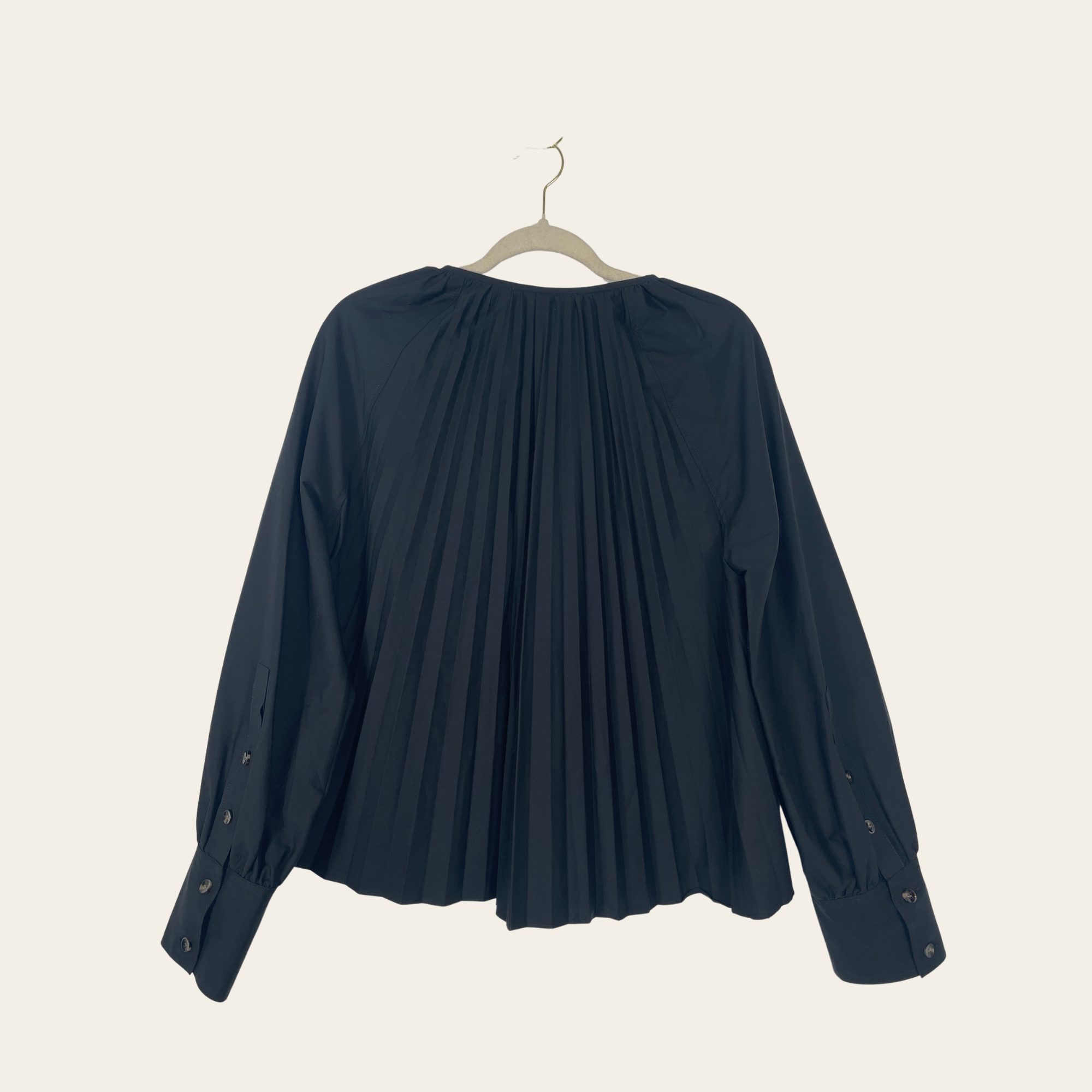 PROENZA SCHOULER - “Pleated Georgette Blouse” SMALL/MEDIUM