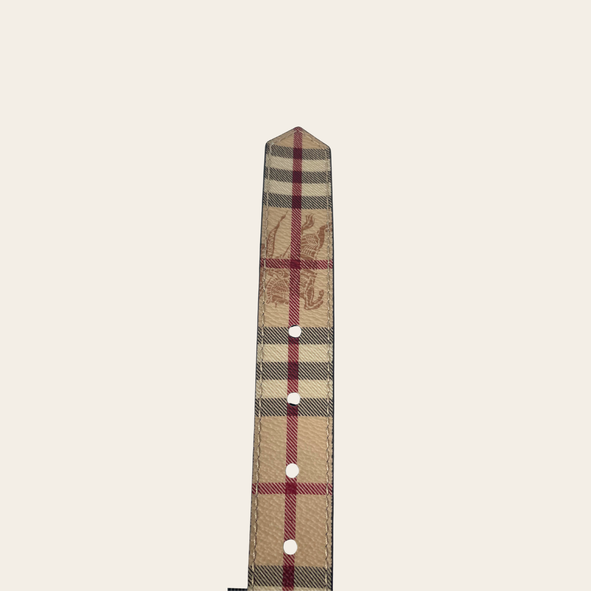BURBERRY - Vintage Check Reversible Belt S/M
