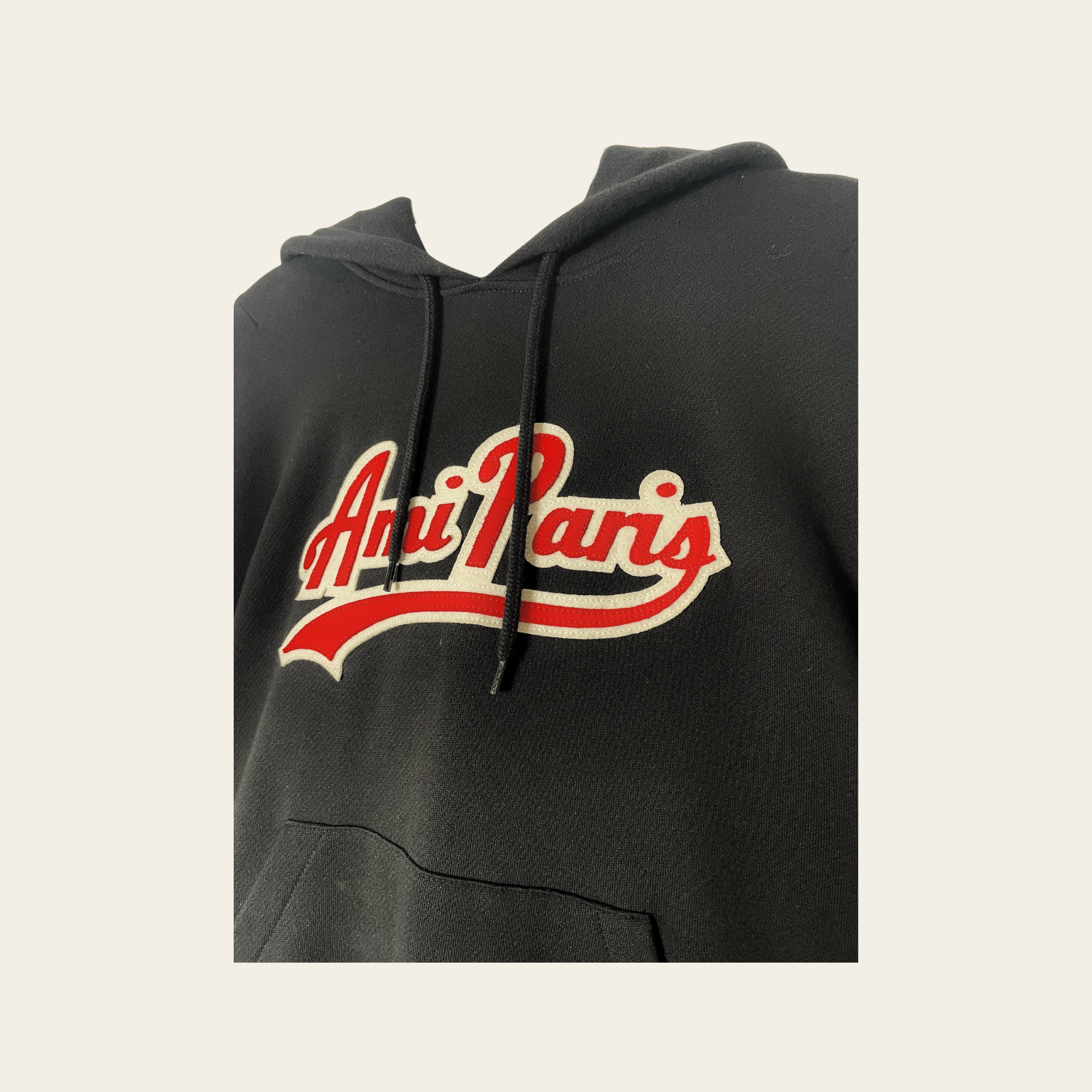 AMI PARIS - Ami de Cœur Varsity Logo Hoodie, S