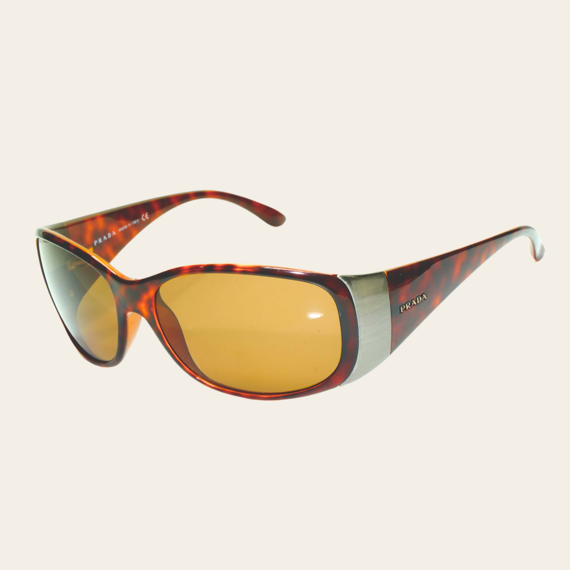 PRADA - SPR 76G Oversized Shield Sunglasses