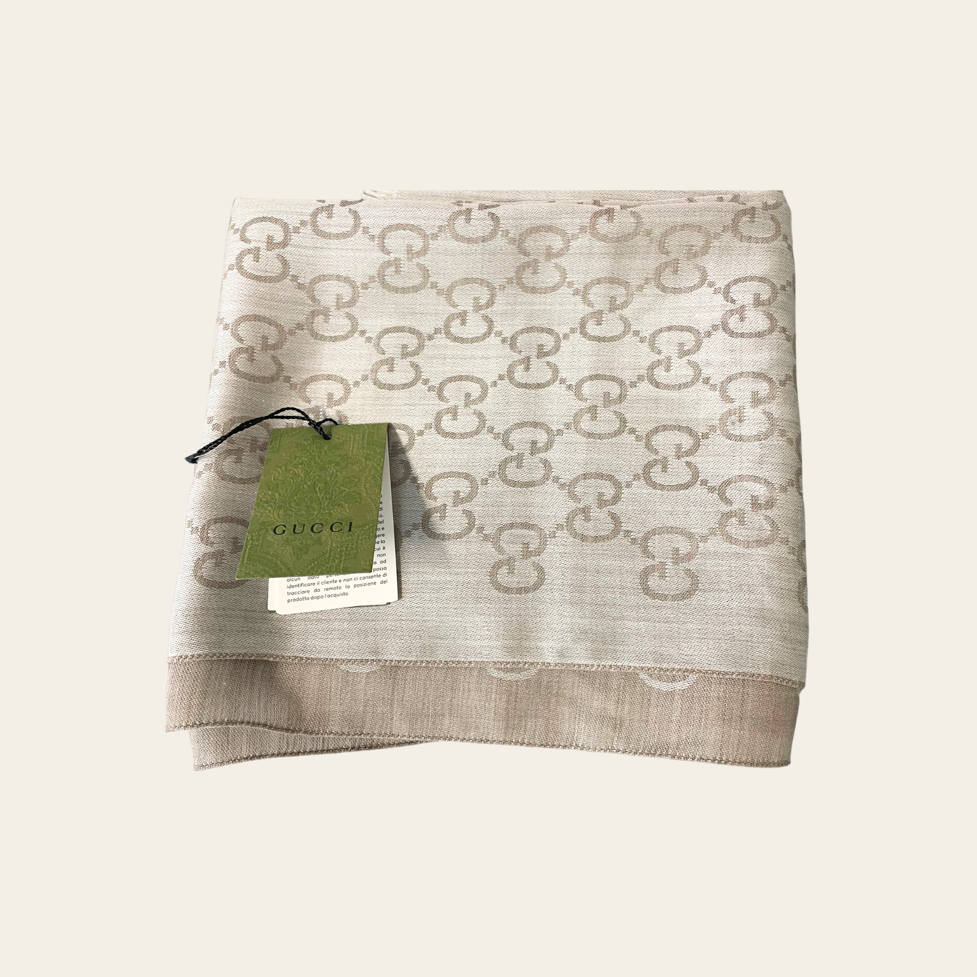GUCCI - Foulard GG Monogram Jacquard