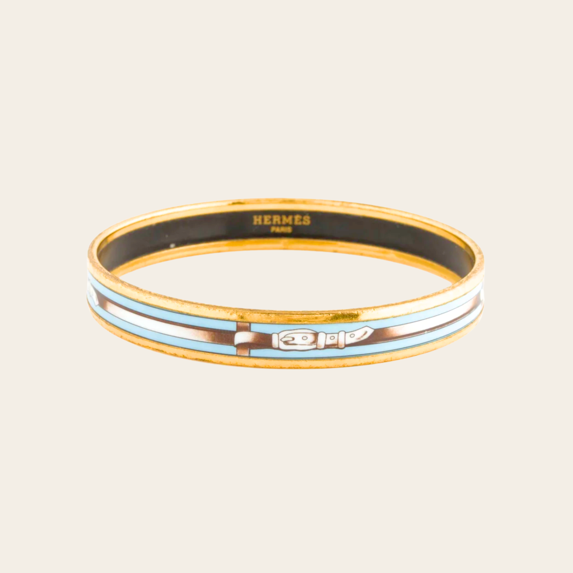 Hermès Bracelet Émaillé 'Ceinture' - L