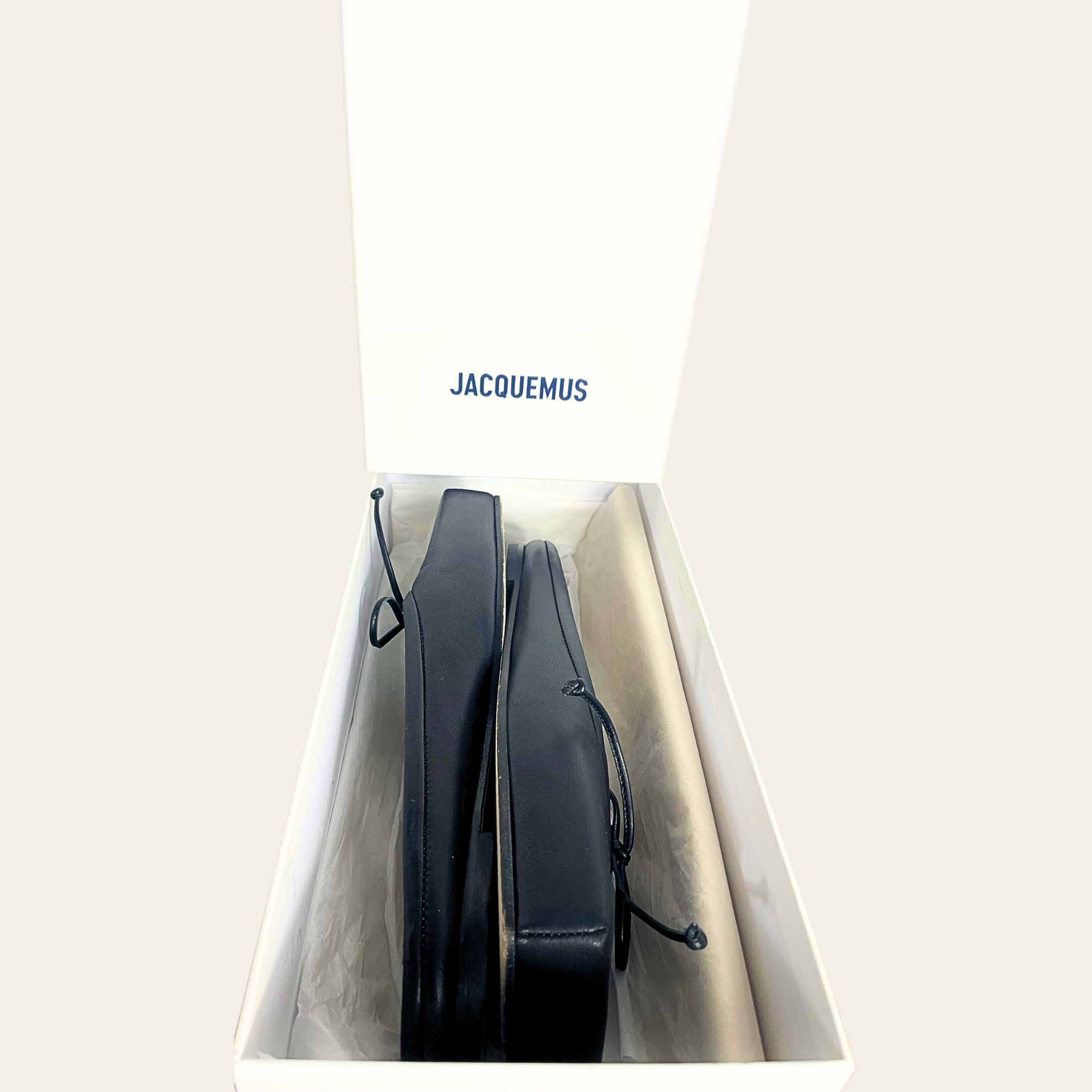 Jacquemus - “Les Mules Ballerina” Leather Flats 38