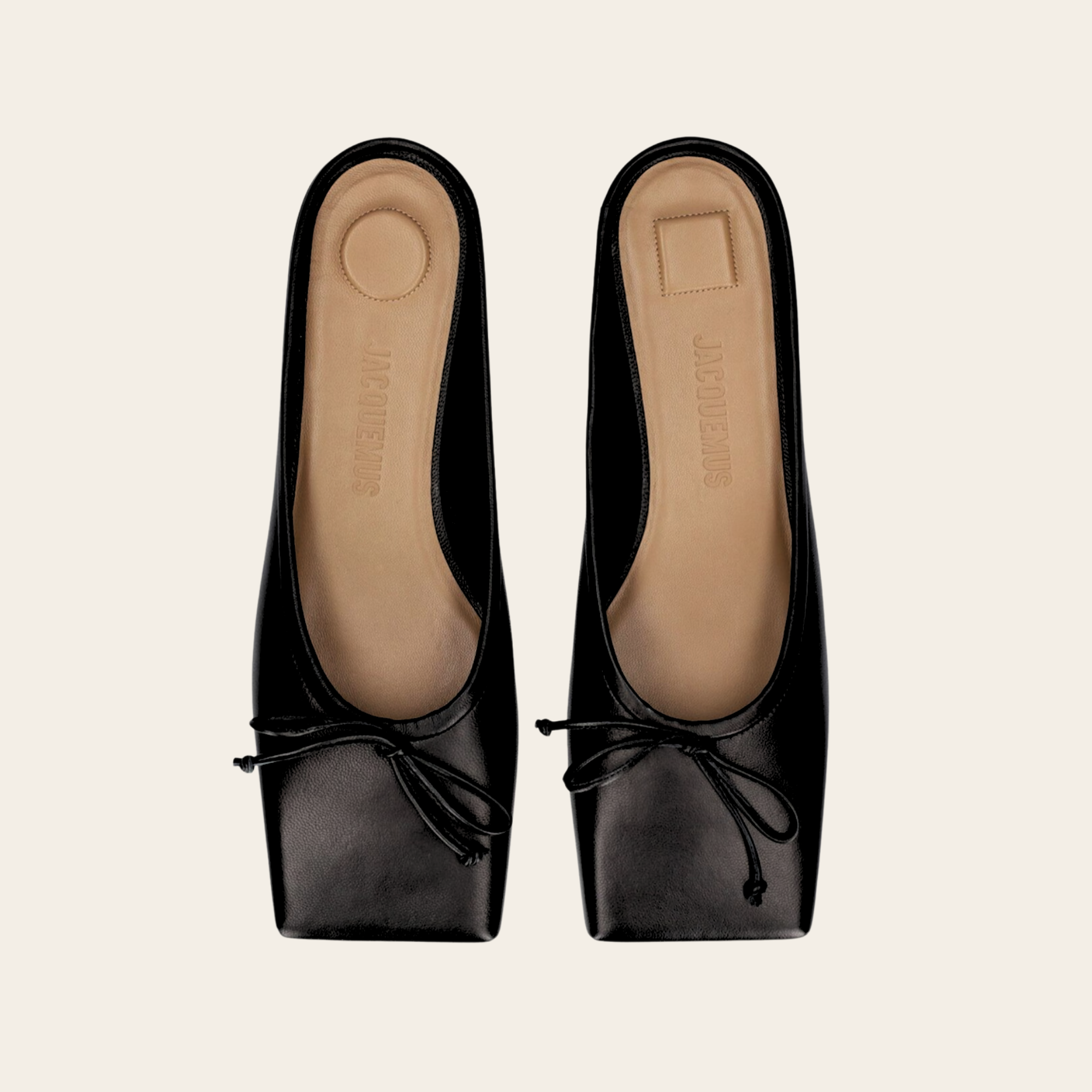 Jacquemus - “Les Mules Ballerina” Leather Flats 38