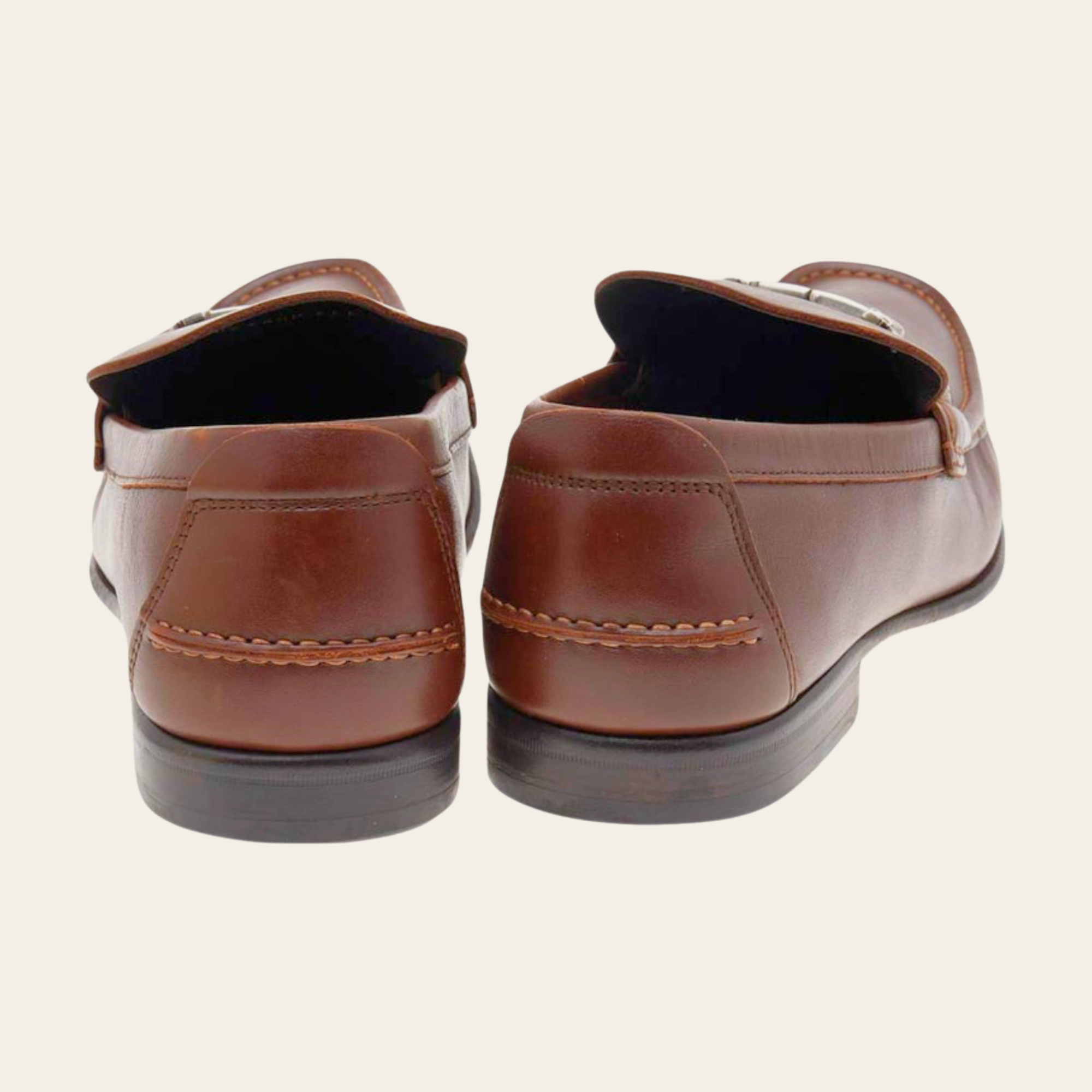 Salvatore Ferragamo - Gancini Leather Loafers, 39