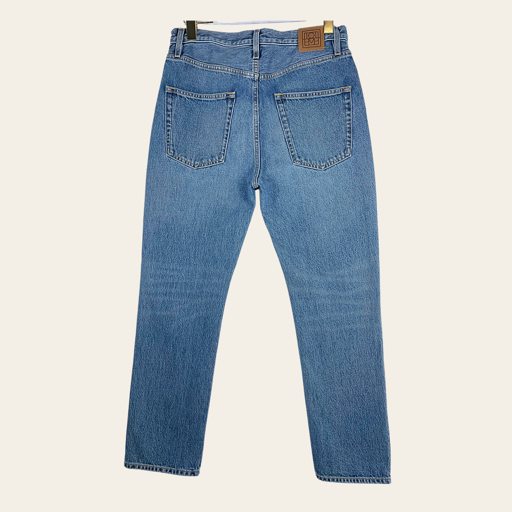 TOTEME - Jean en denim straight leg, M